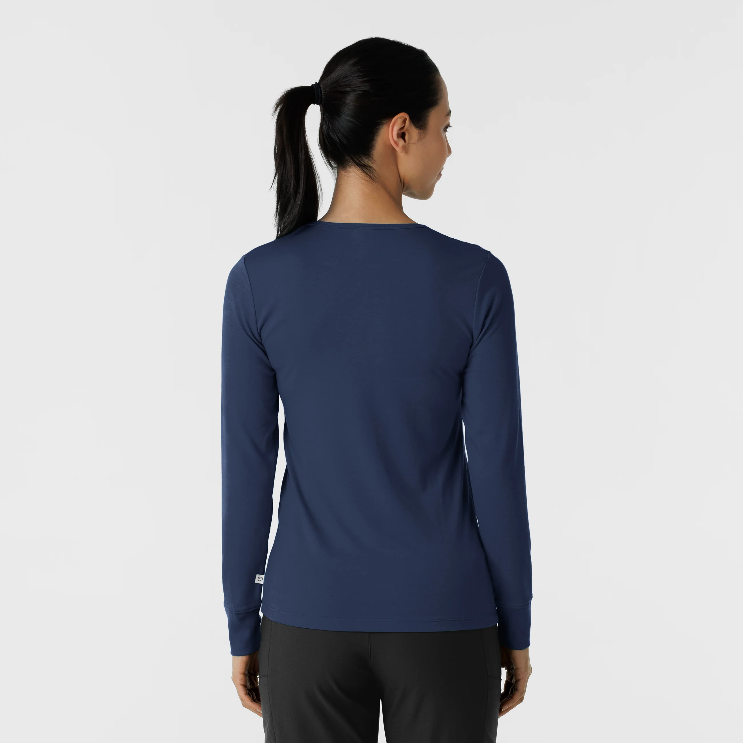 Women's Essential Layer Long Sleeve - Navy - Image 2