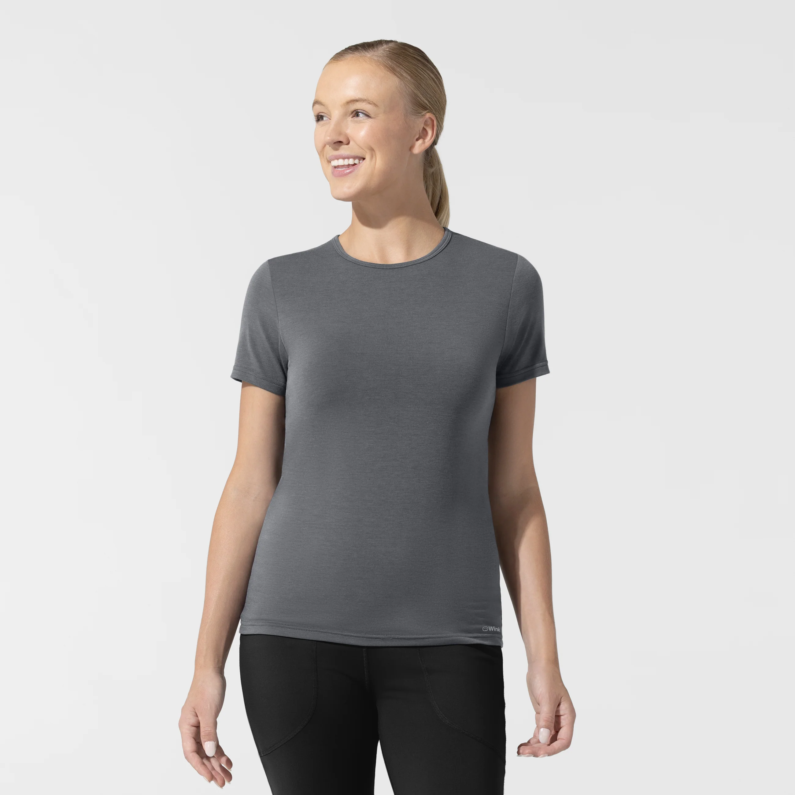 Women's Short Sleeve Essential Tee - Pewter