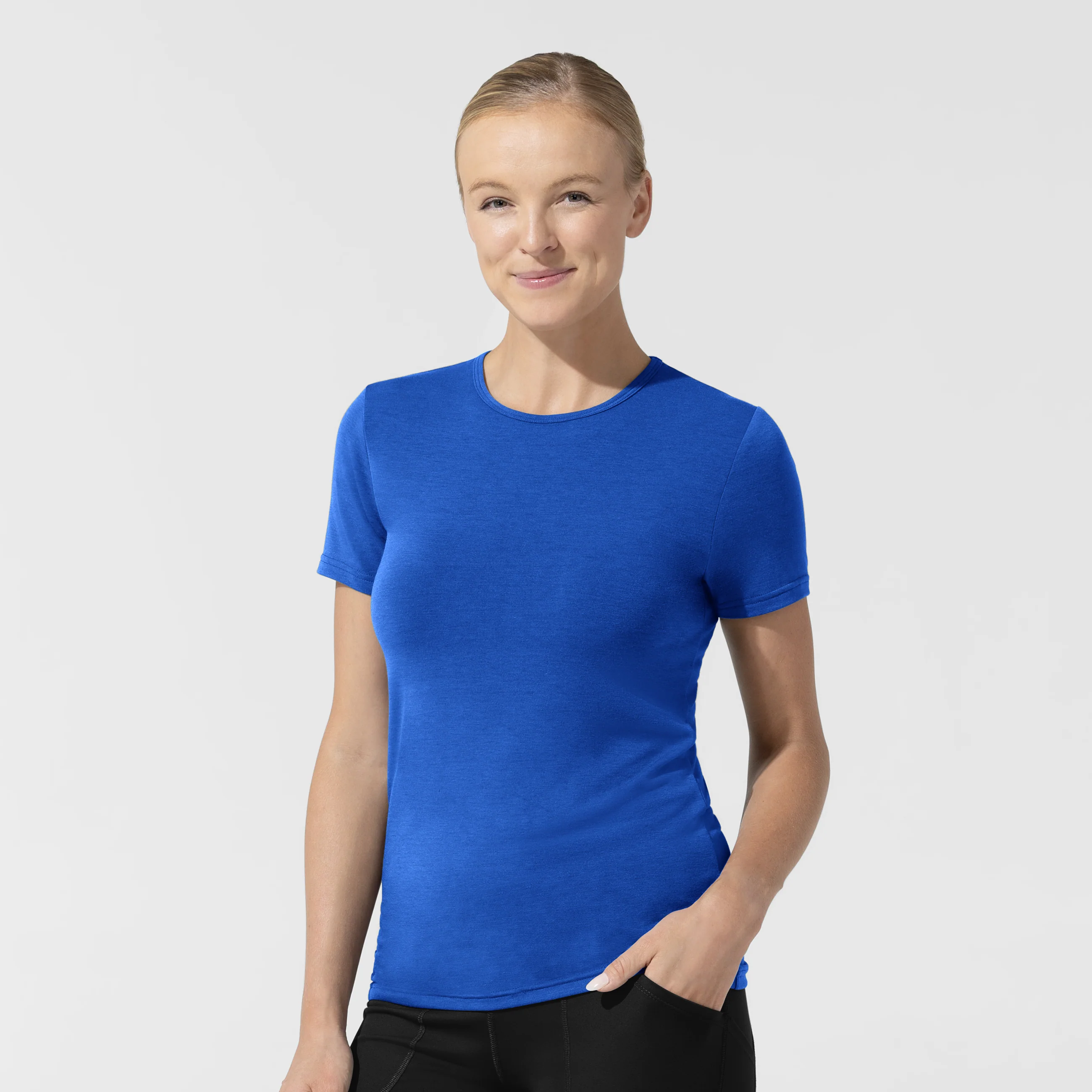 Women's Short Sleeve Essential Tee - Royal - Image 4
