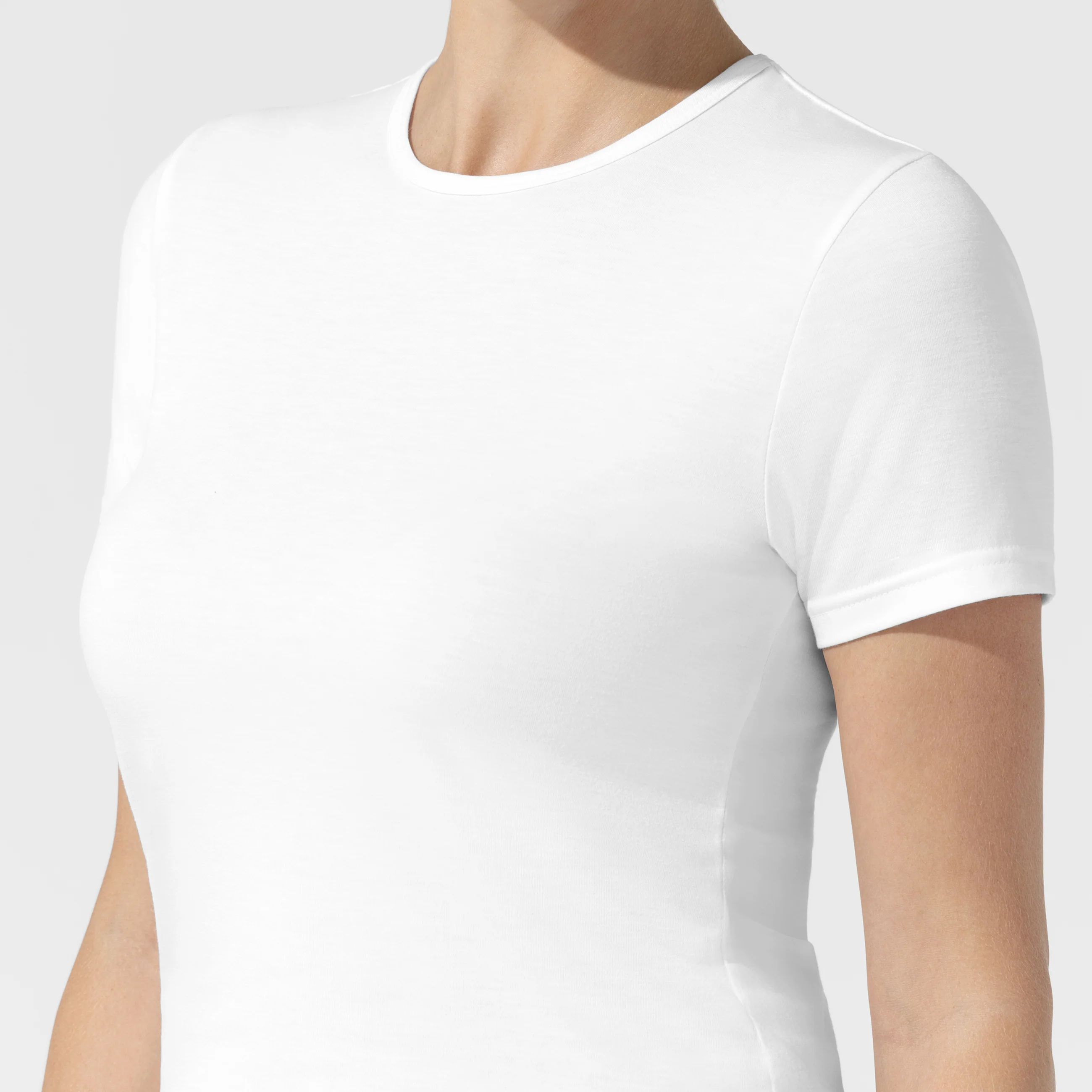 Women's Short Sleeve Essential Tee - White - Image 5