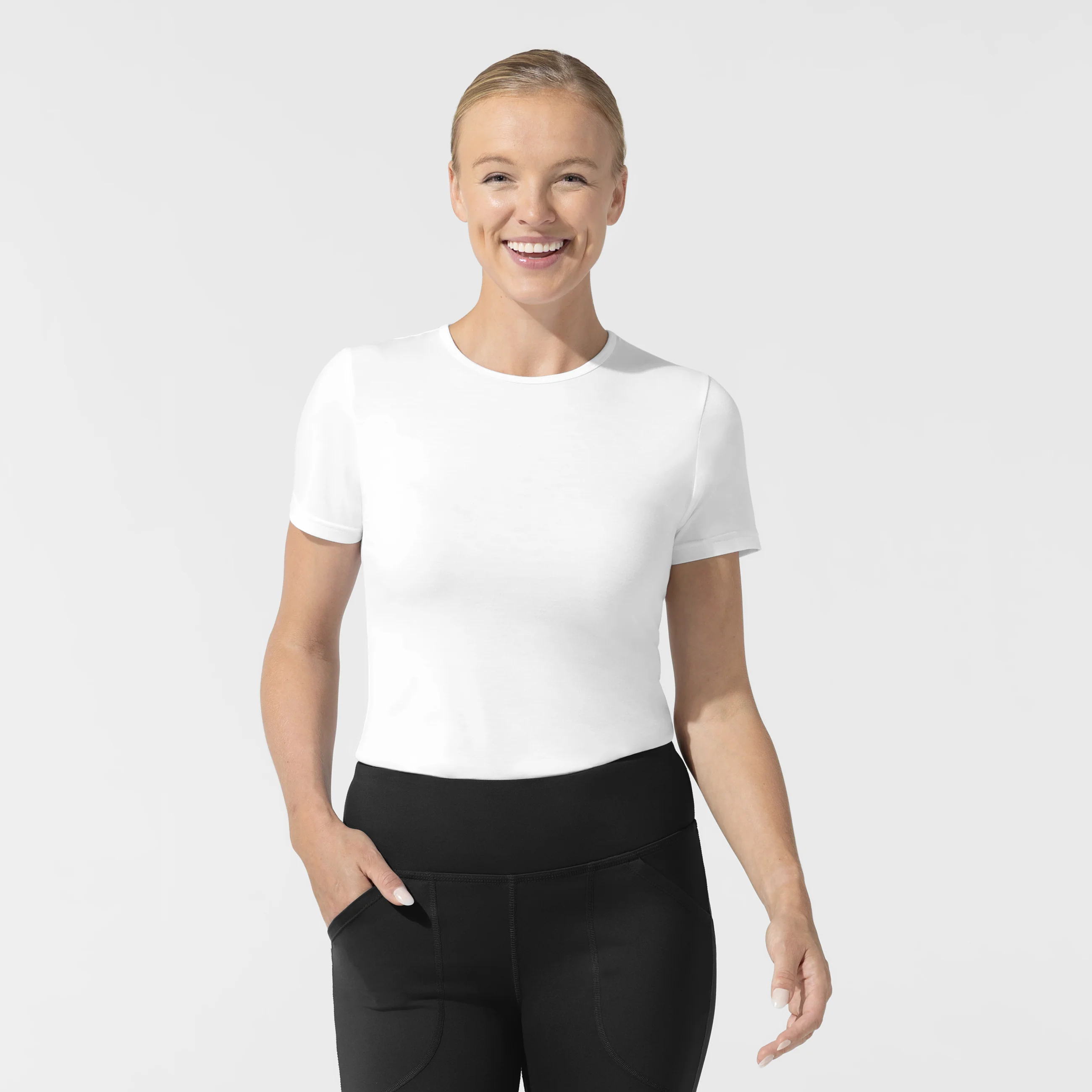 Women's Short Sleeve Essential Tee - White - Image 6