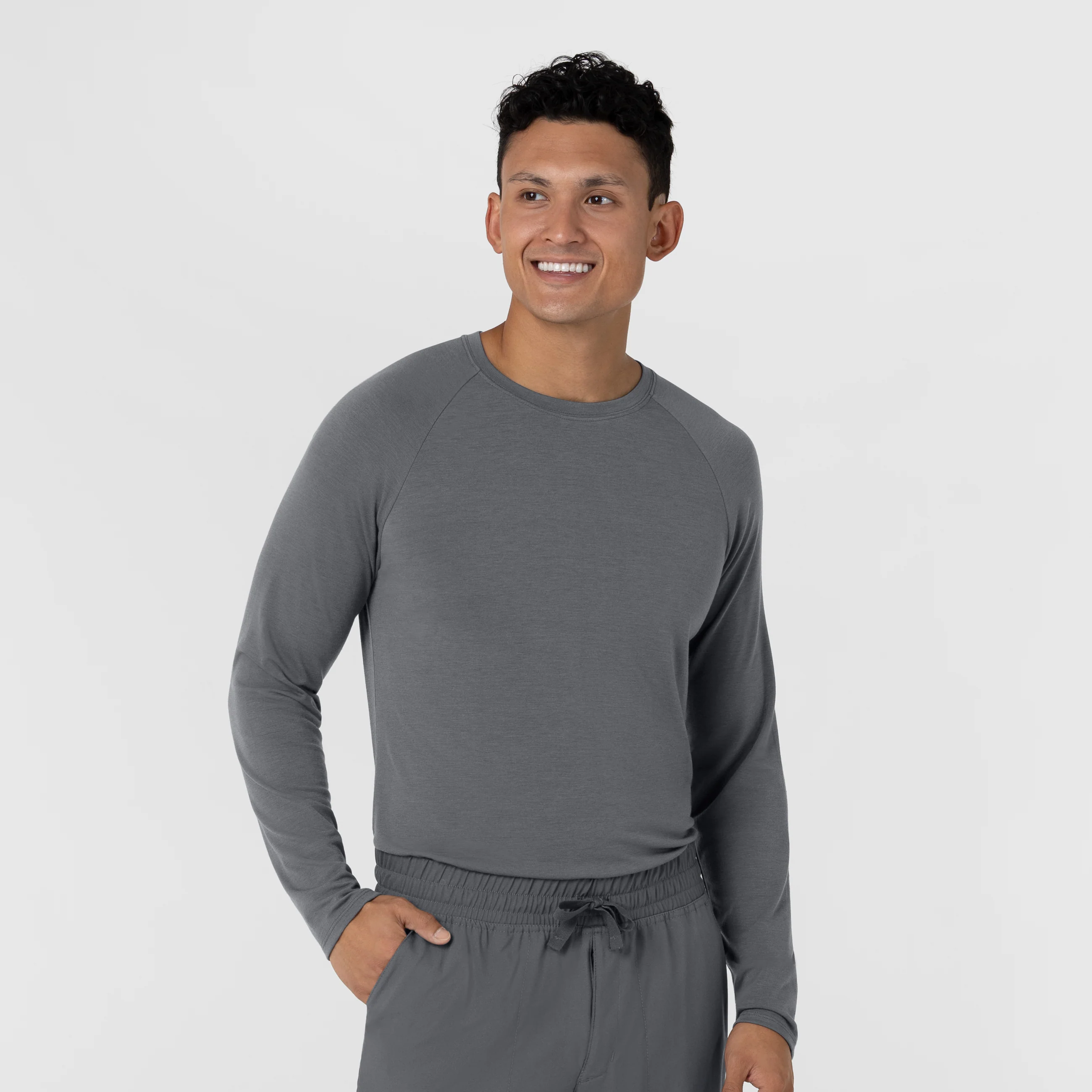 Men’s Essential Layer Long Sleeve - Pewter