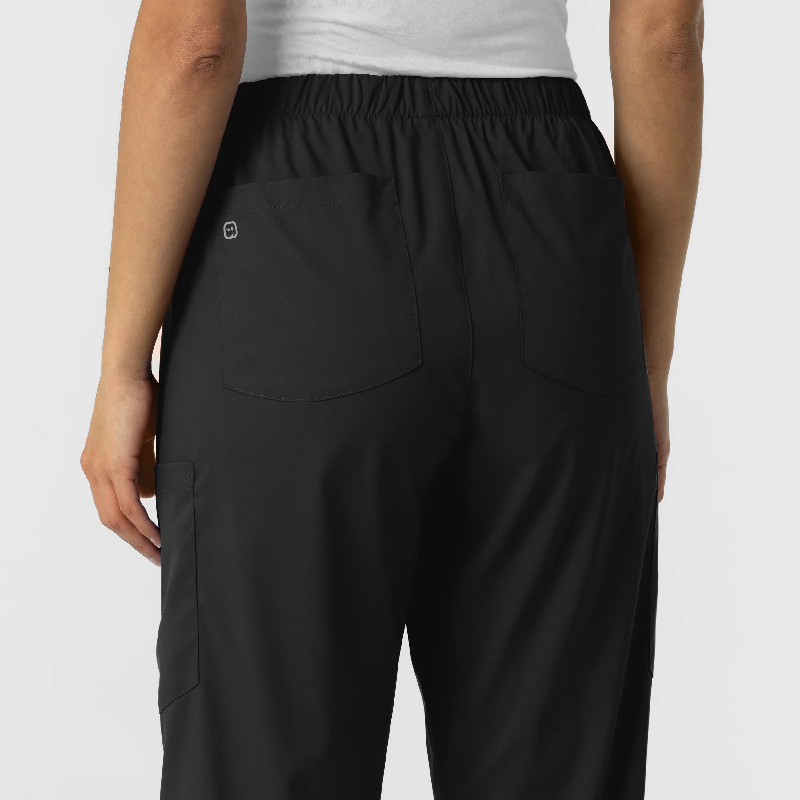 Boundless Unisex Straight Leg Scrub Pant - Black - Image 10