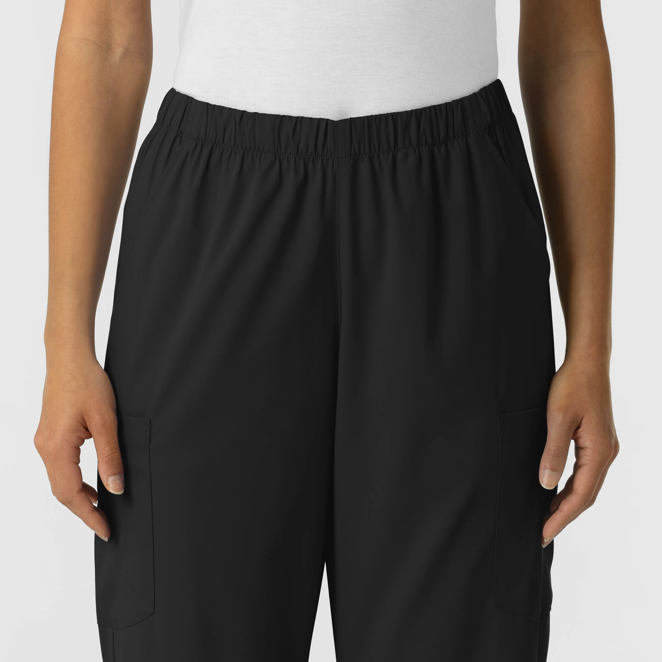 Boundless Unisex Straight Leg Scrub Pant - Black - Image 4