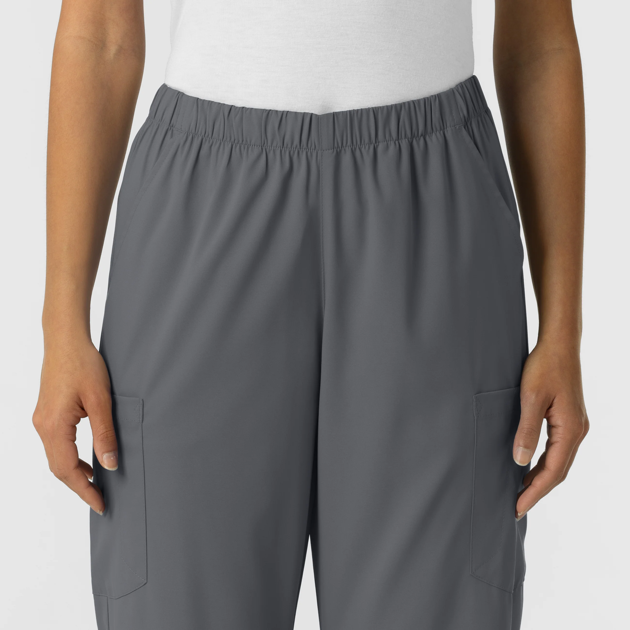 Boundless Unisex Straight Leg Scrub Pant - Pewter - Image 4