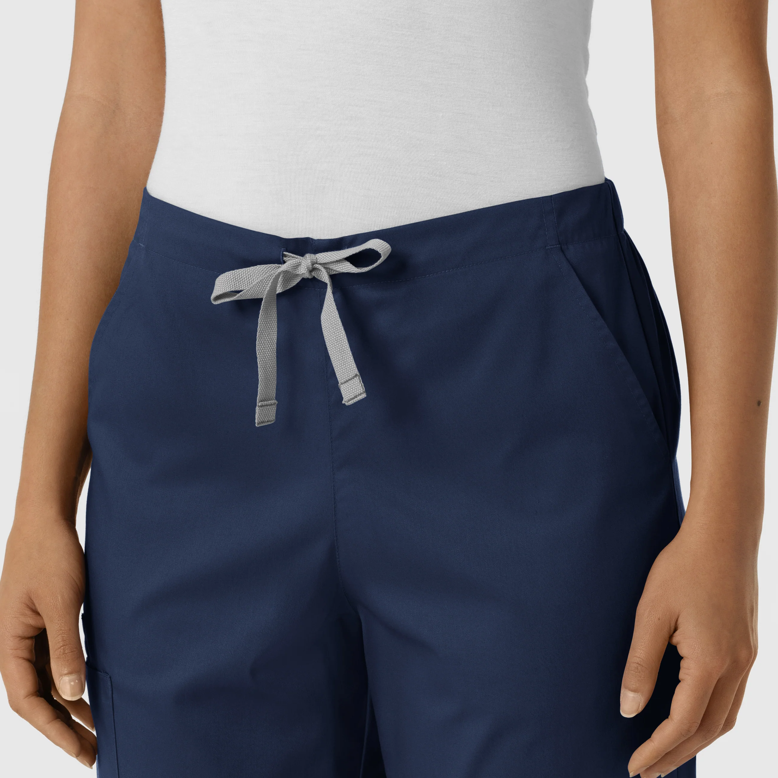 WORK Women's Cargo Jogger Scrub Pant - Navy - Image 4