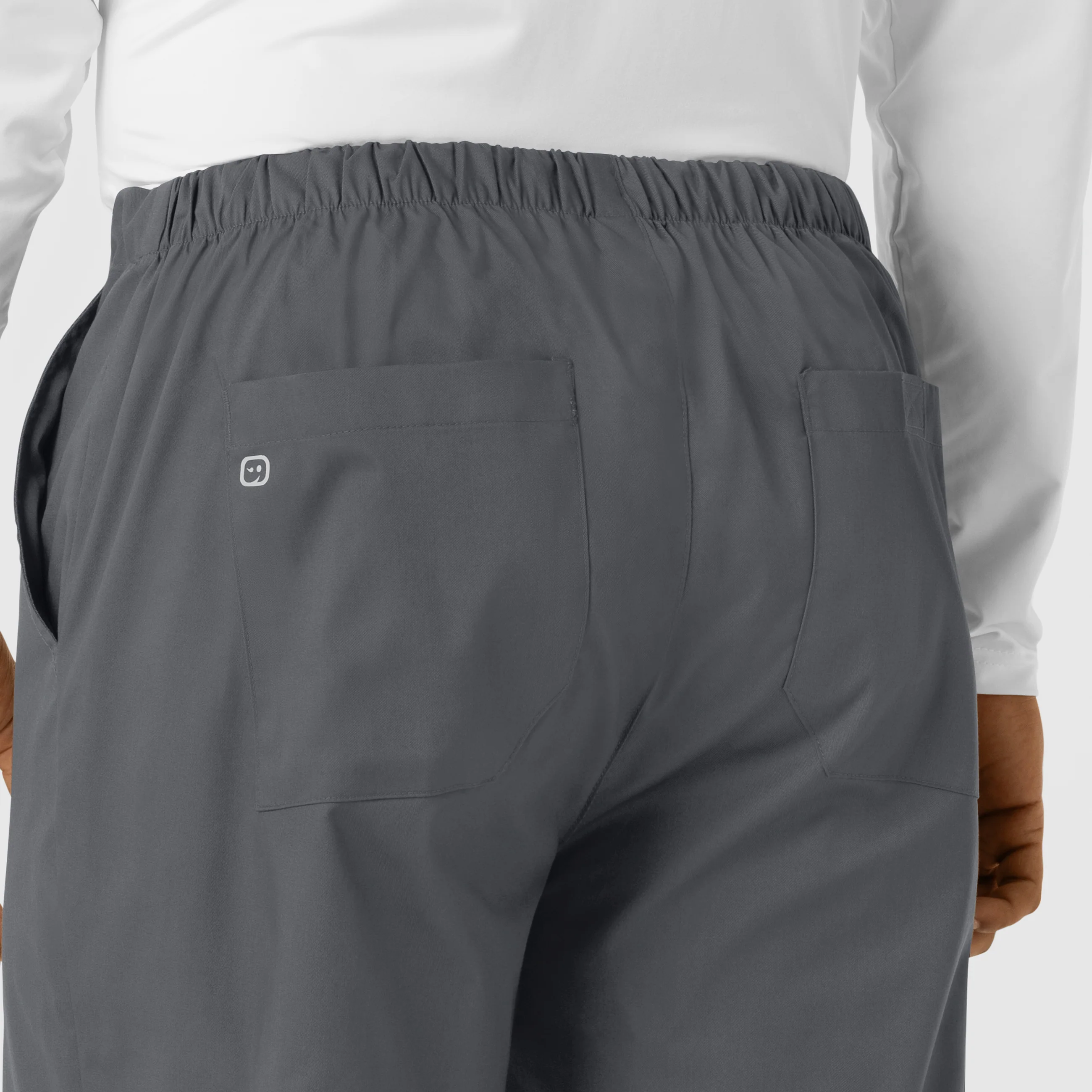 WORK Men's Cargo Jogger Scrub Pant - Pewter - Image 8