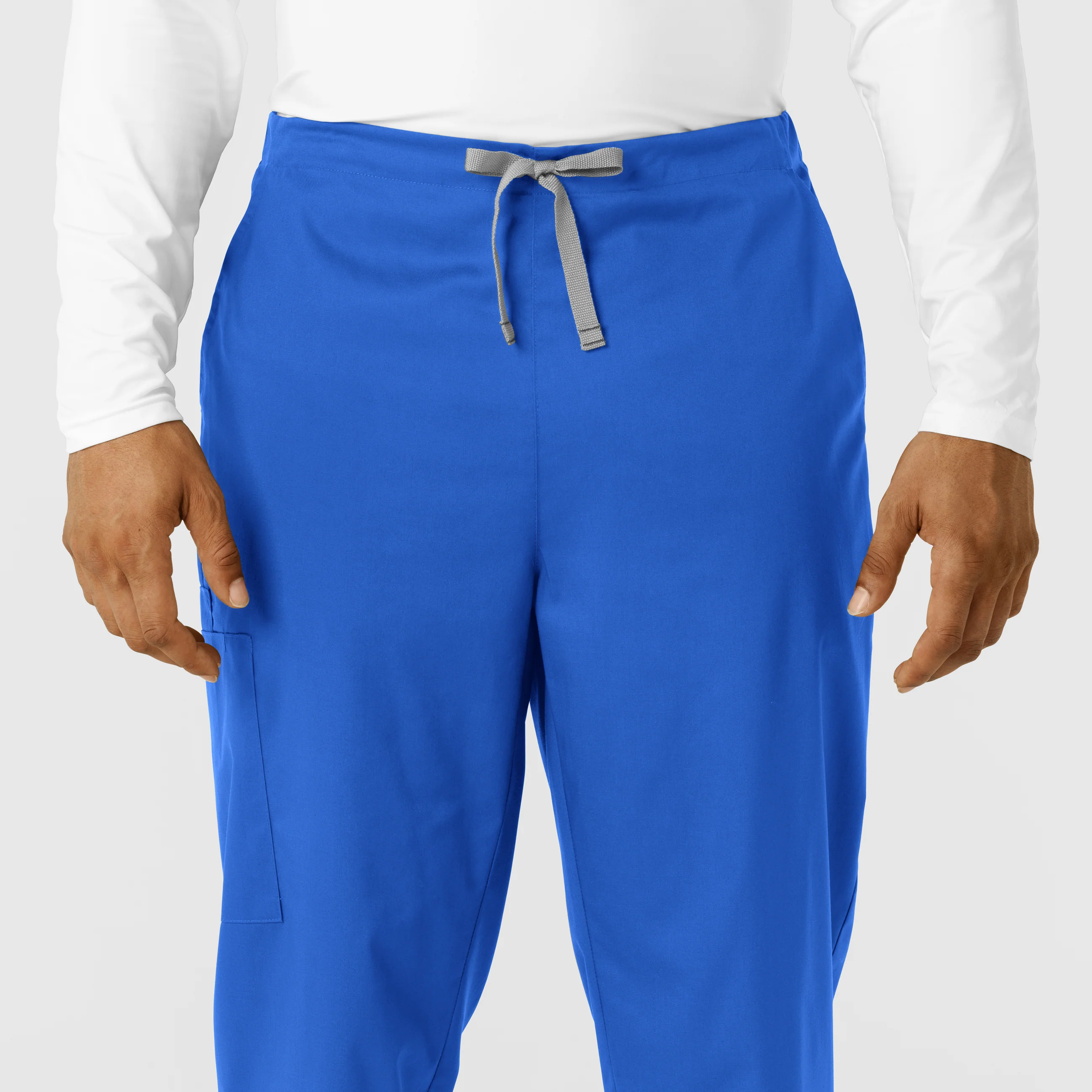 WORK Men's Cargo Jogger Scrub Pant - Royal - Image 5