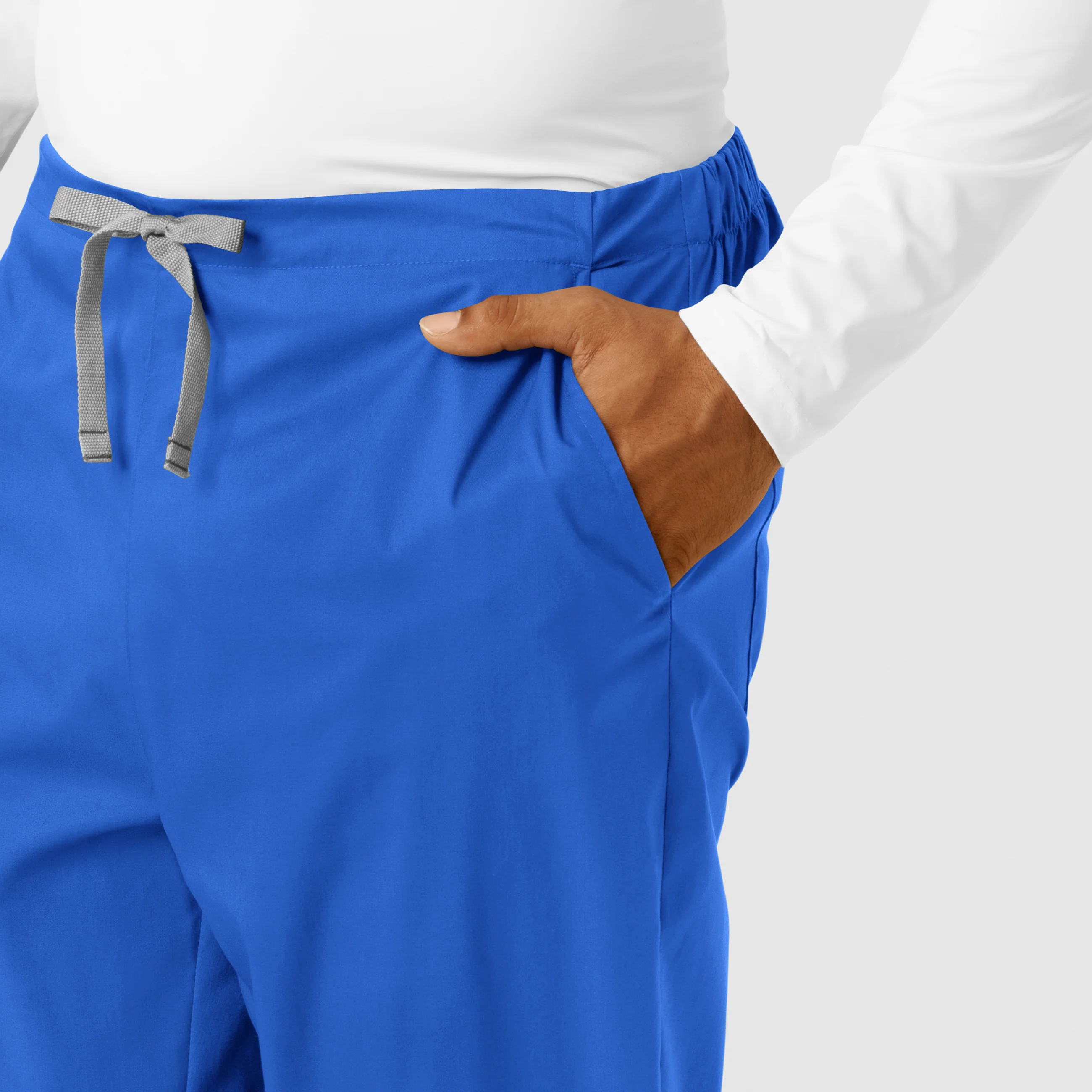 WORK Men's Cargo Jogger Scrub Pant - Royal - Image 7