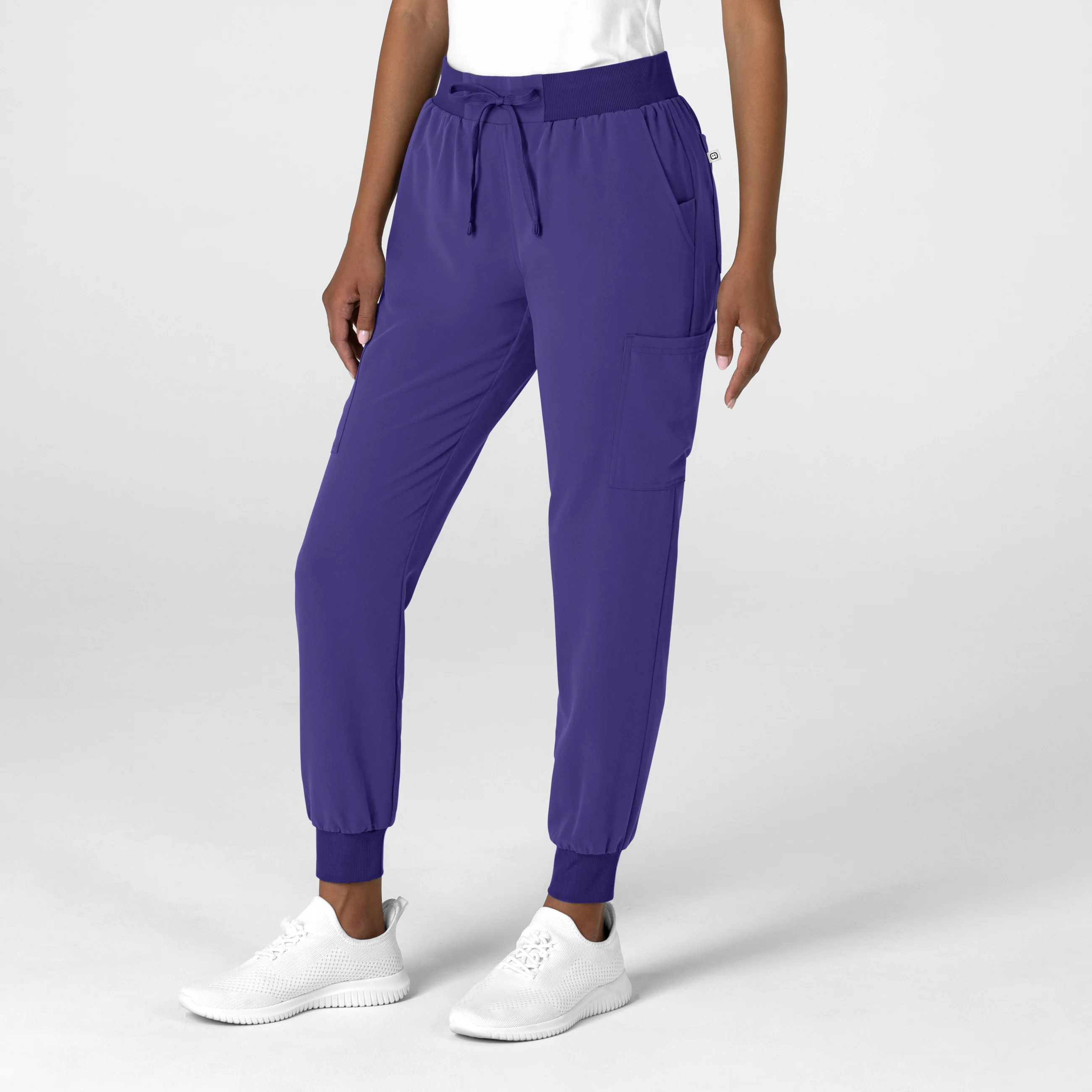 Nova Women's Jogger Utility Scrub Pant - Grape - Image 4