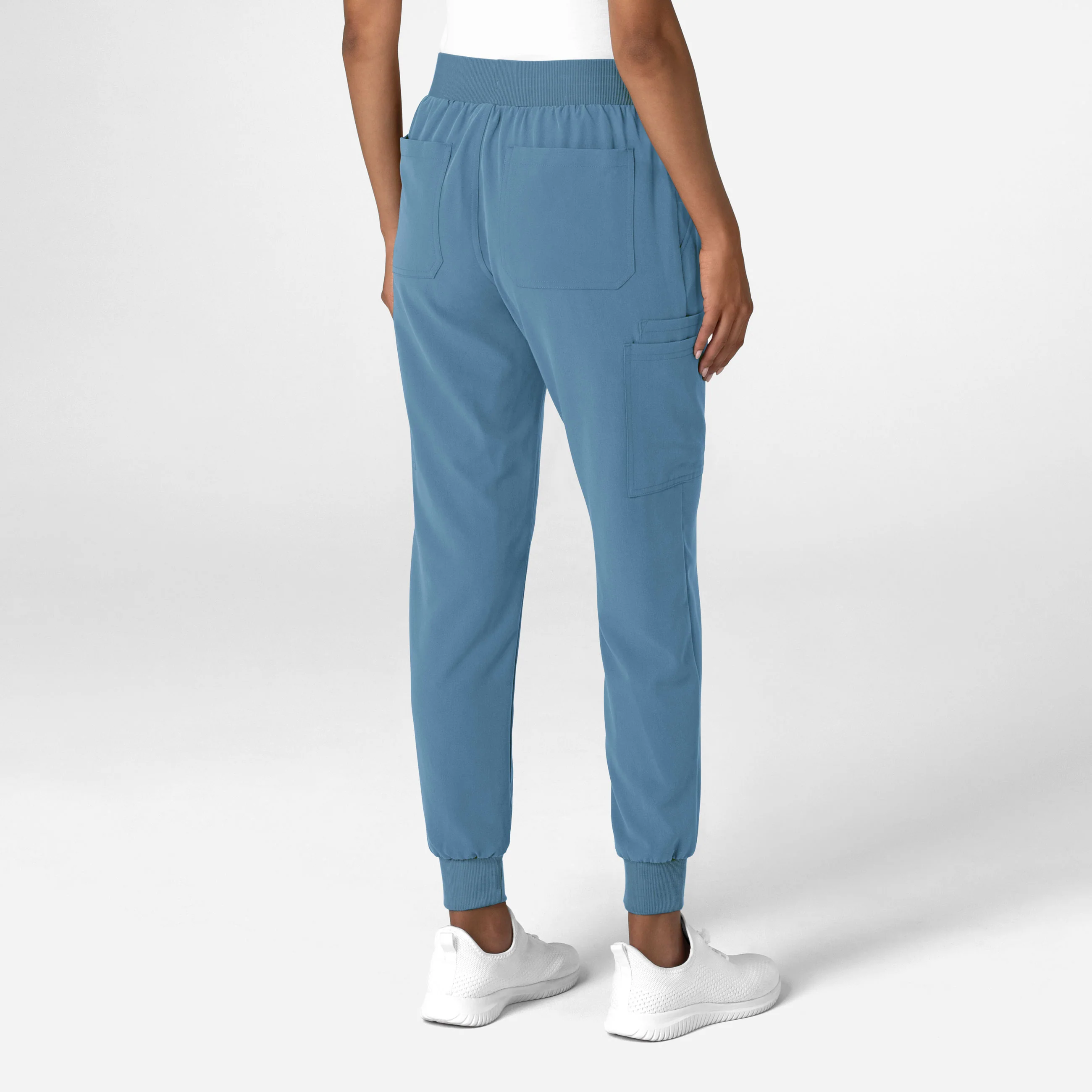 Nova Women's Jogger Utility Scrub Pant - Pacific Blue - Image 2