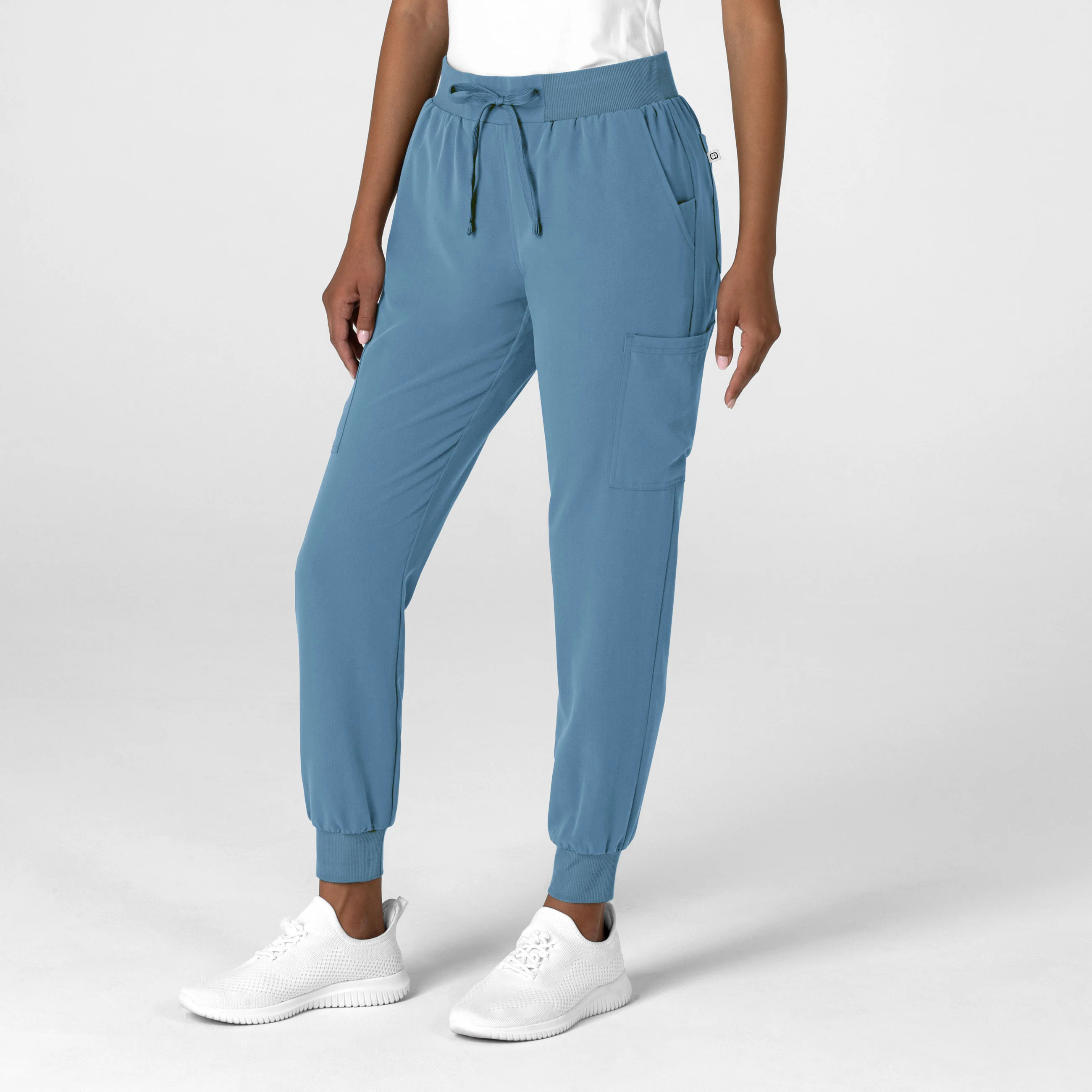Nova Women's Jogger Utility Scrub Pant - Pacific Blue - Image 4