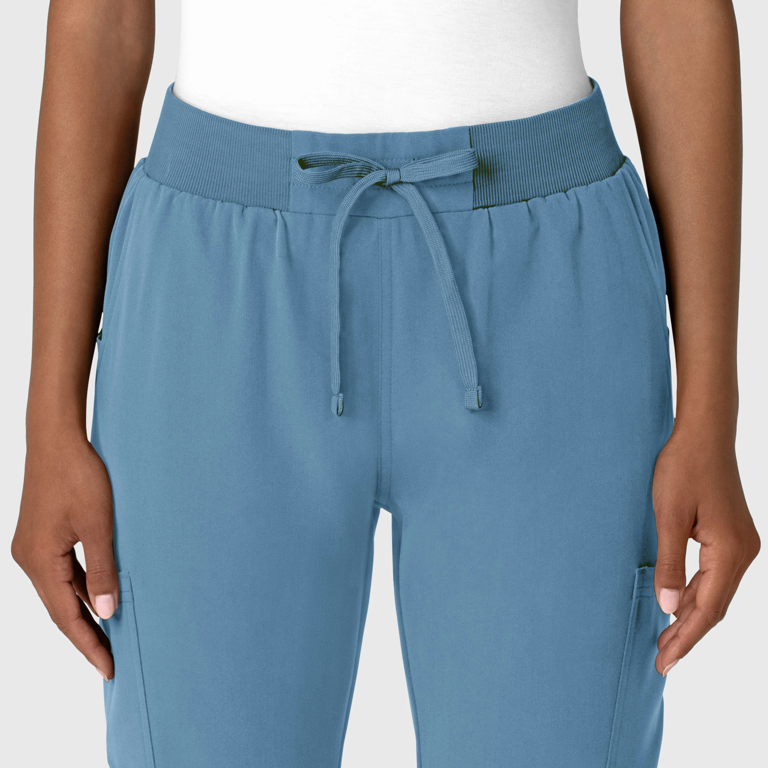 Nova Women's Jogger Utility Scrub Pant - Pacific Blue - Image 5
