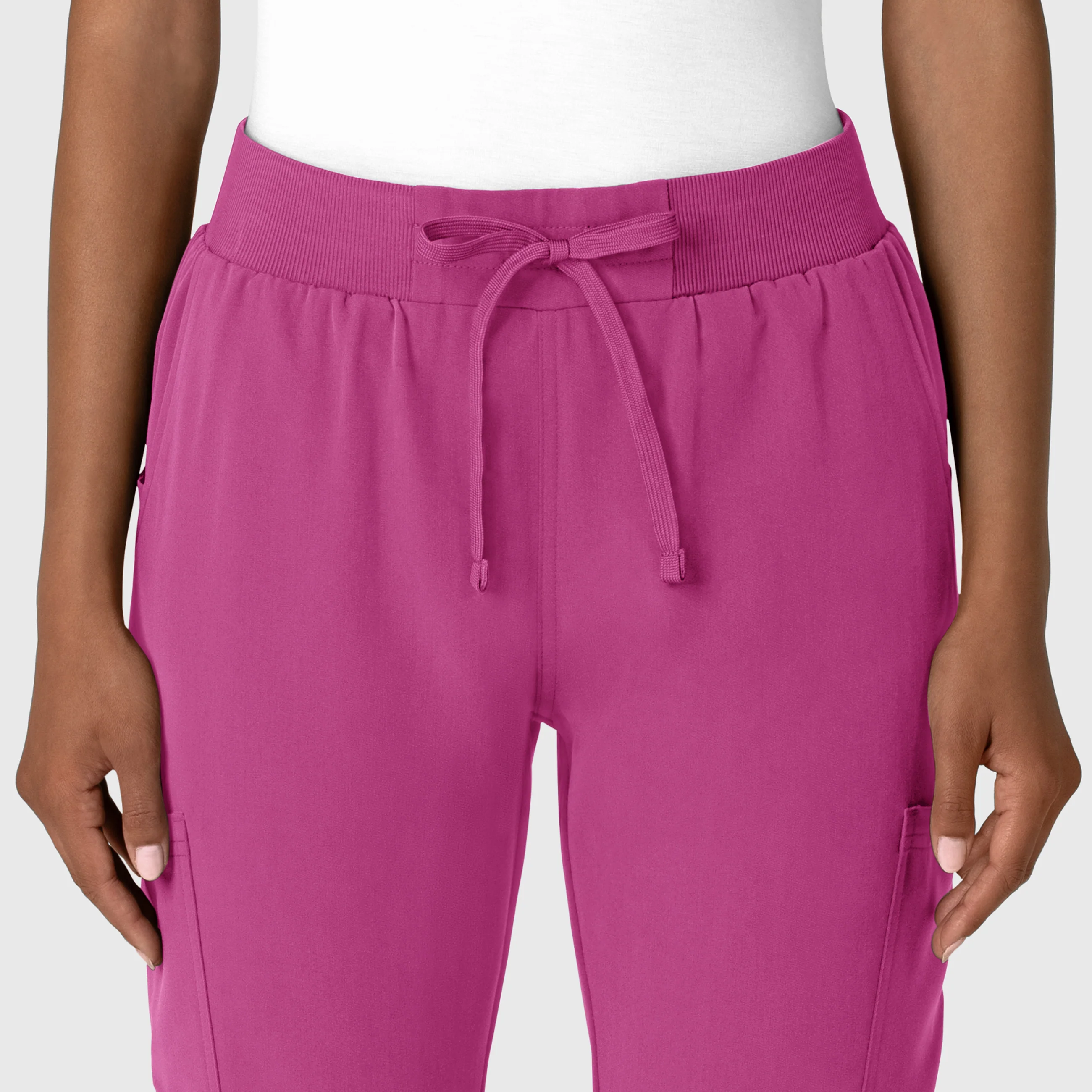 Nova Women's Jogger Utility Scrub Pant - Raspberry - Image 5
