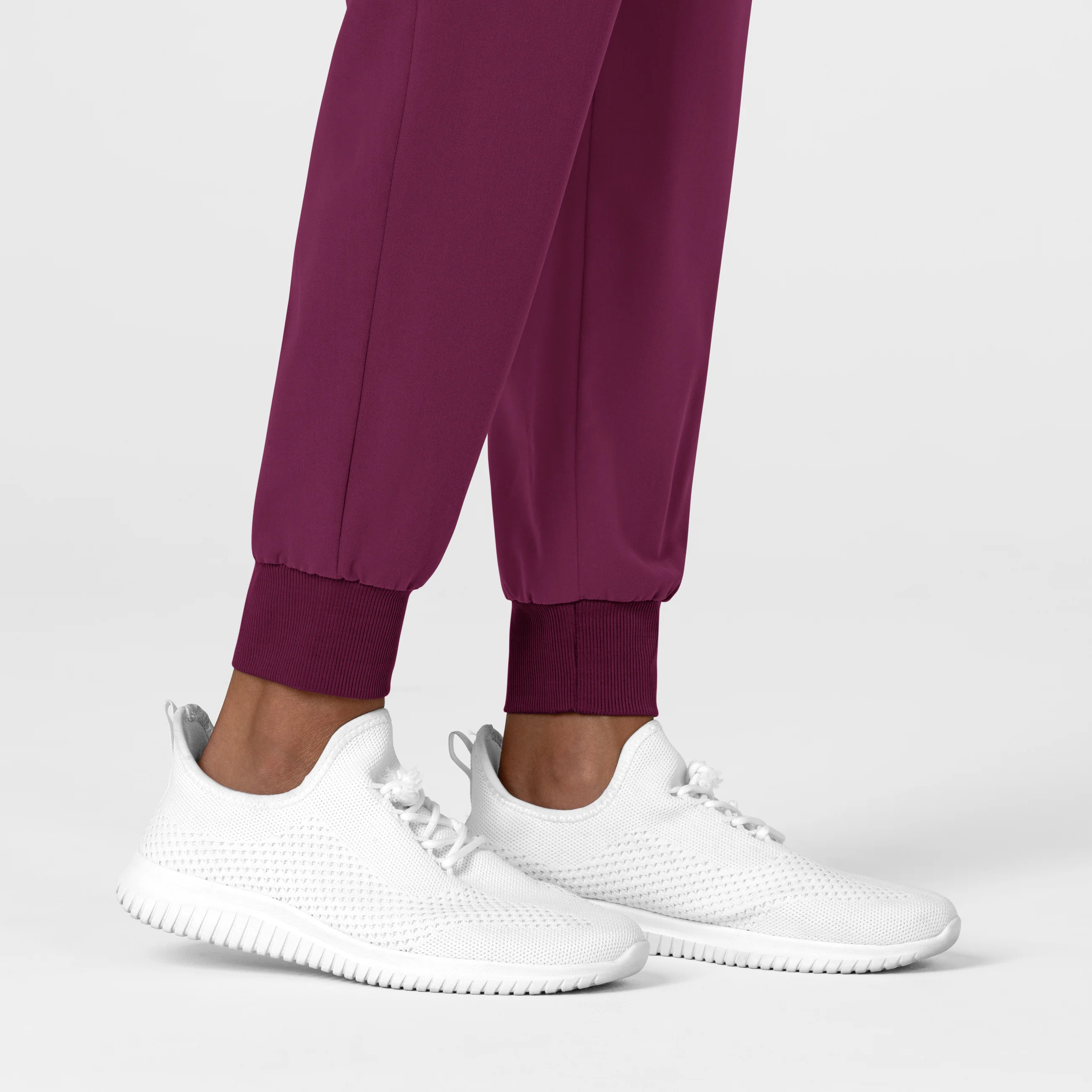 Nova Women's Jogger Utility Scrub Pant - Wine - Image 9