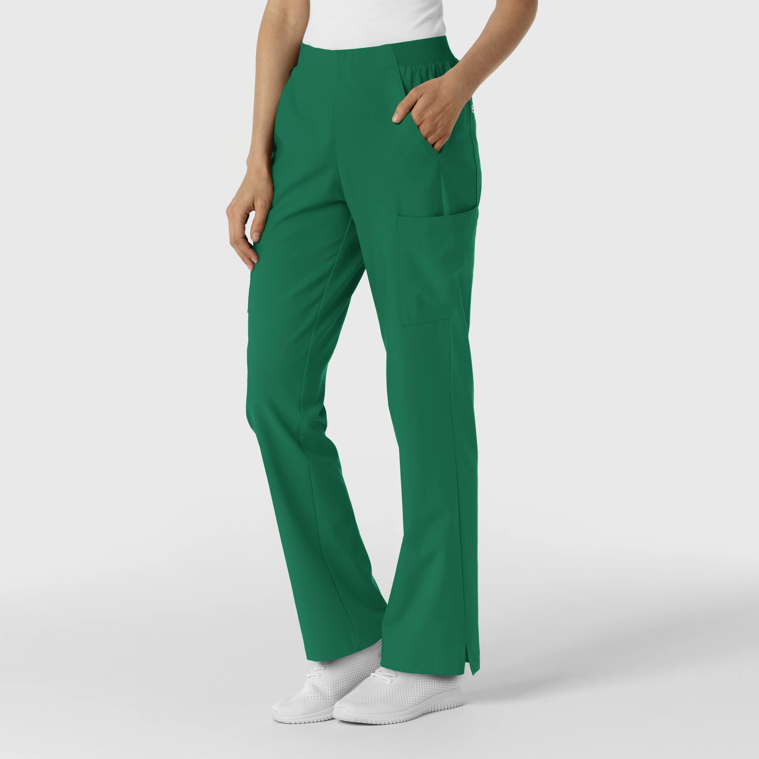 W123 Women's Cargo Utility Scrub Pant - Hunter - Image 5