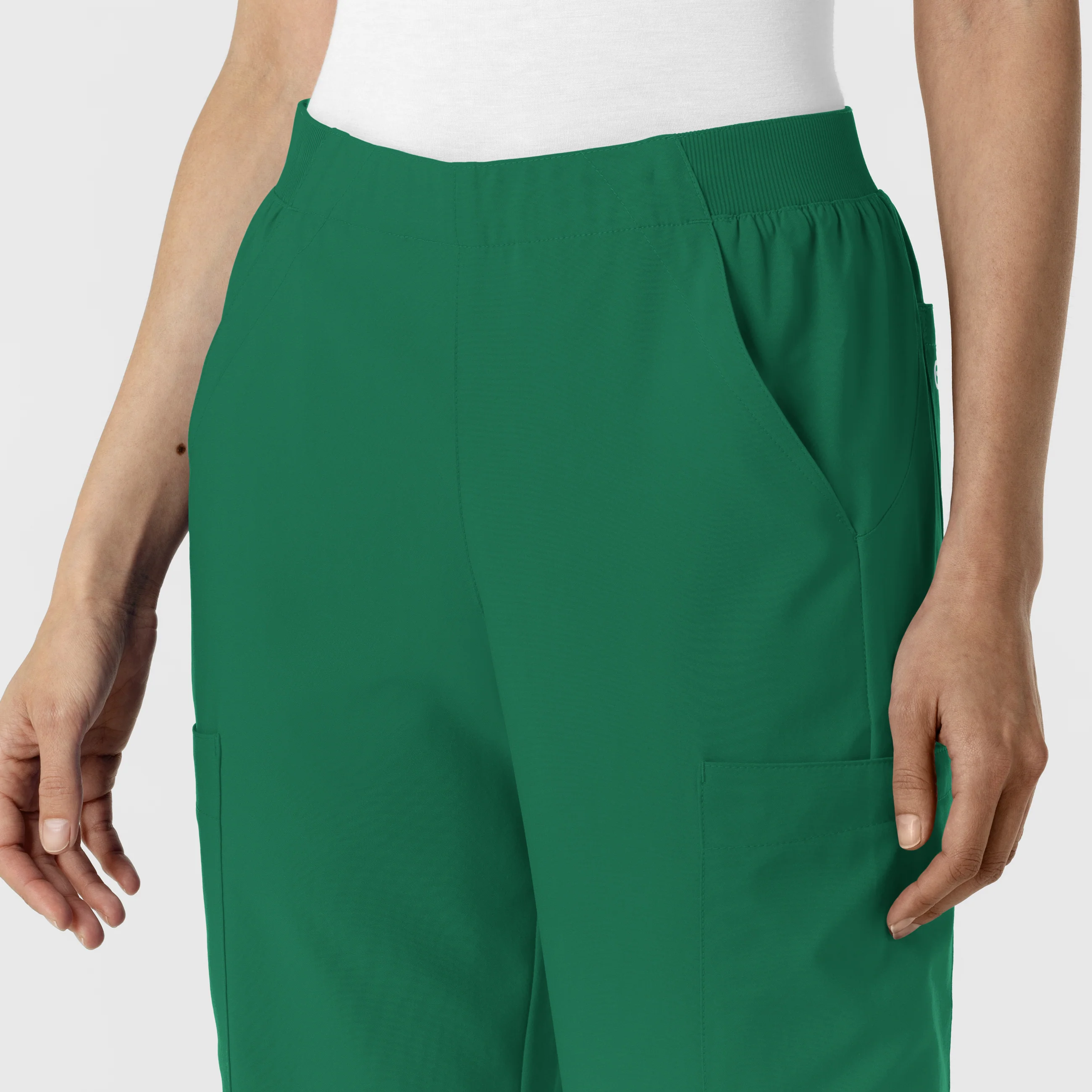 W123 Women's Cargo Utility Scrub Pant - Hunter - Image 7