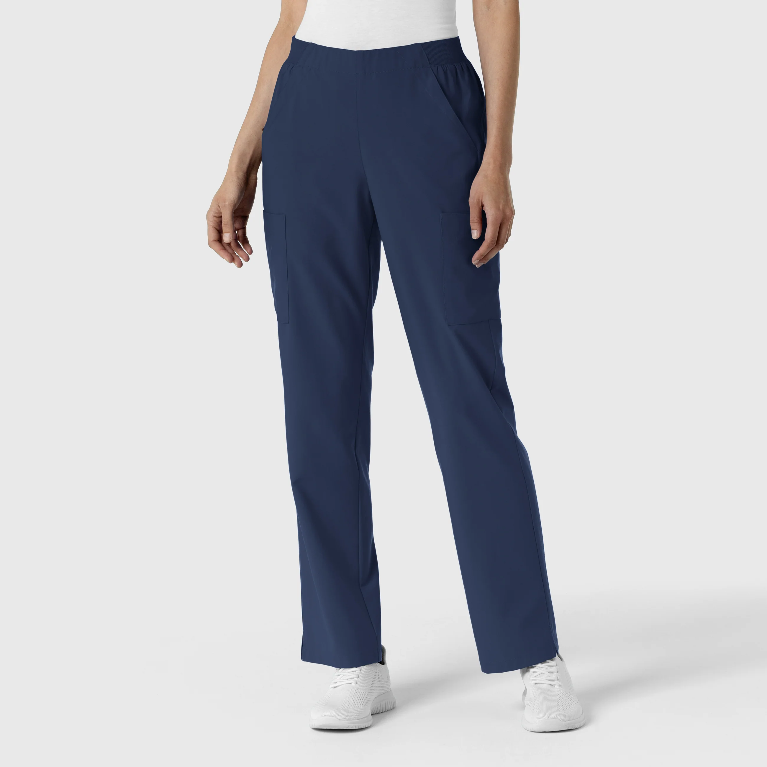 W123 Women's Cargo Utility Scrub Pant - Navy