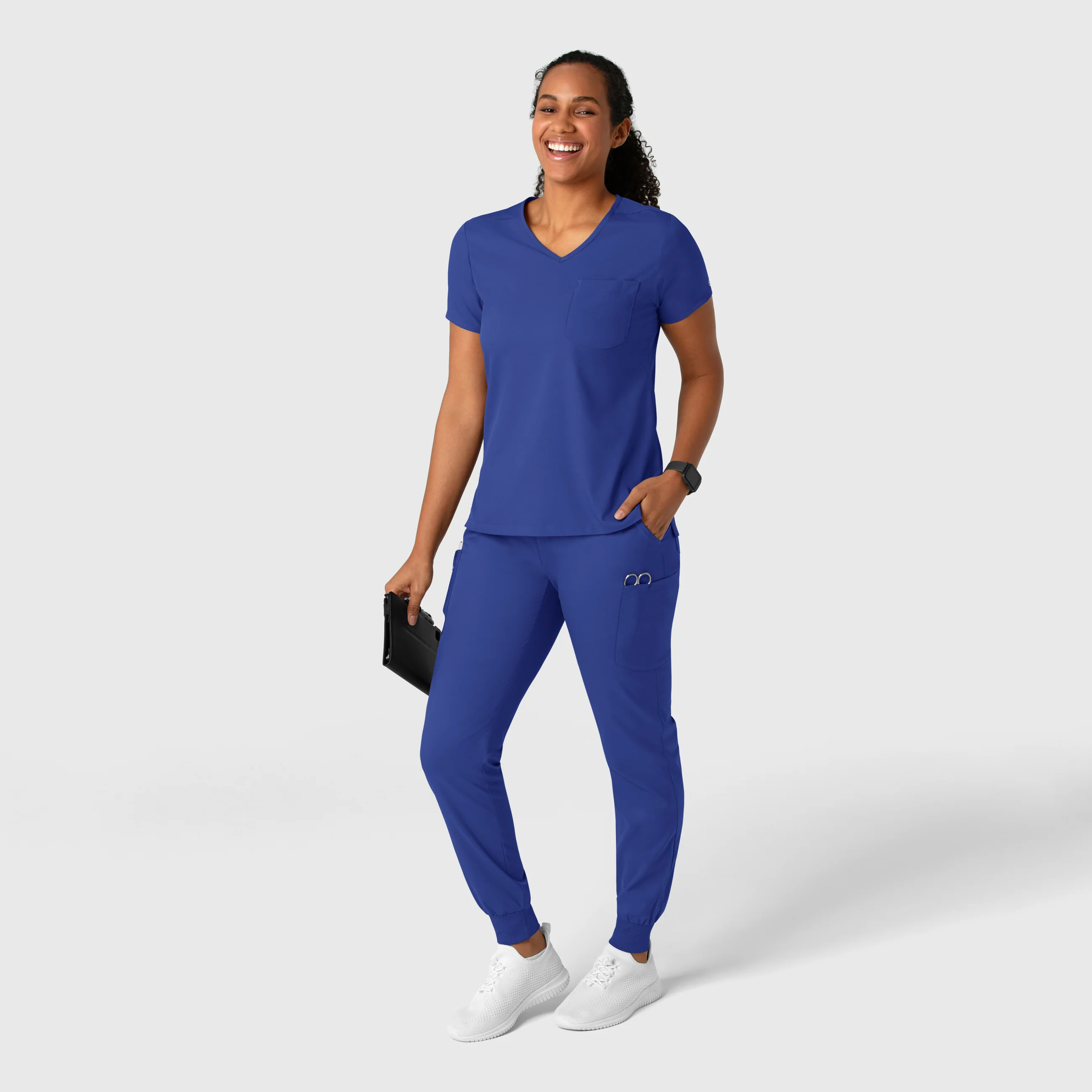 Boundless Women's Jogger Scrub Pant - Galaxy Blue - Image 3
