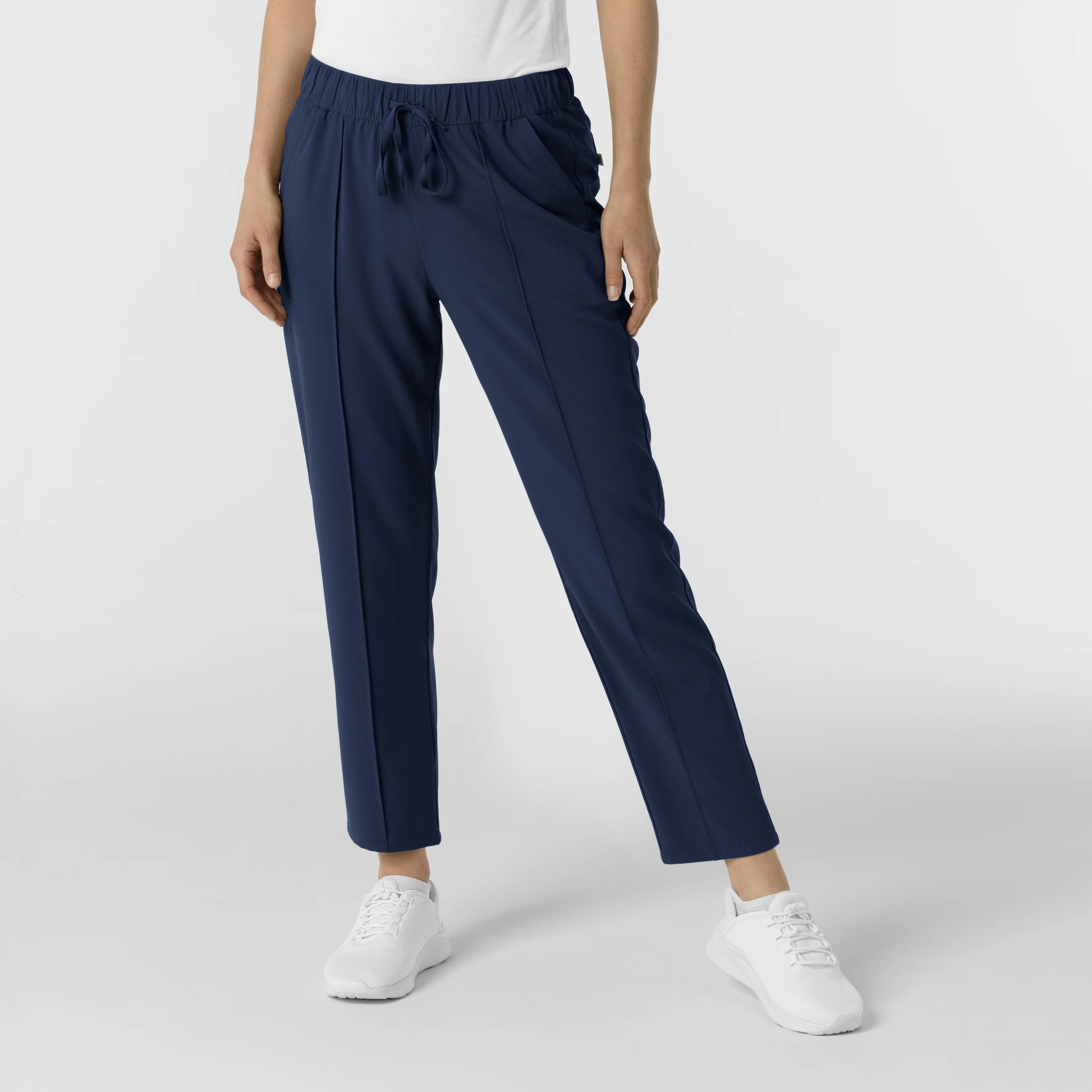 RENEW Women's Tapered Ankle Scrub Trouser - Navy