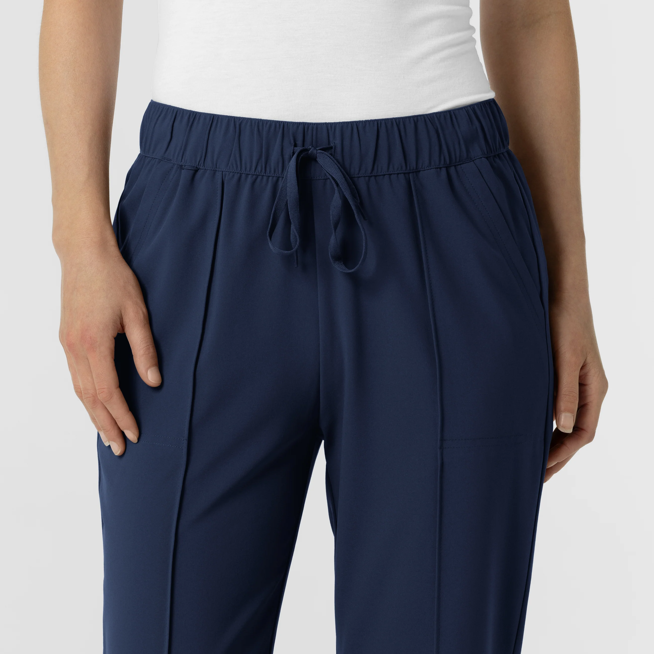 RENEW Women's Tapered Ankle Scrub Trouser - Navy - Image 4
