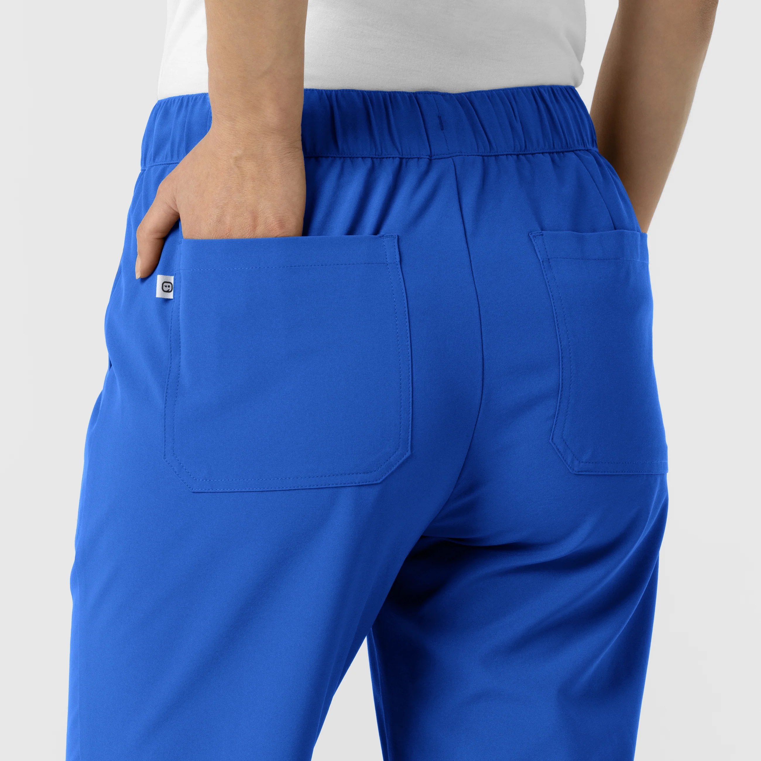 RENEW Women's Tapered Ankle Scrub Trouser - Royal - Image 8