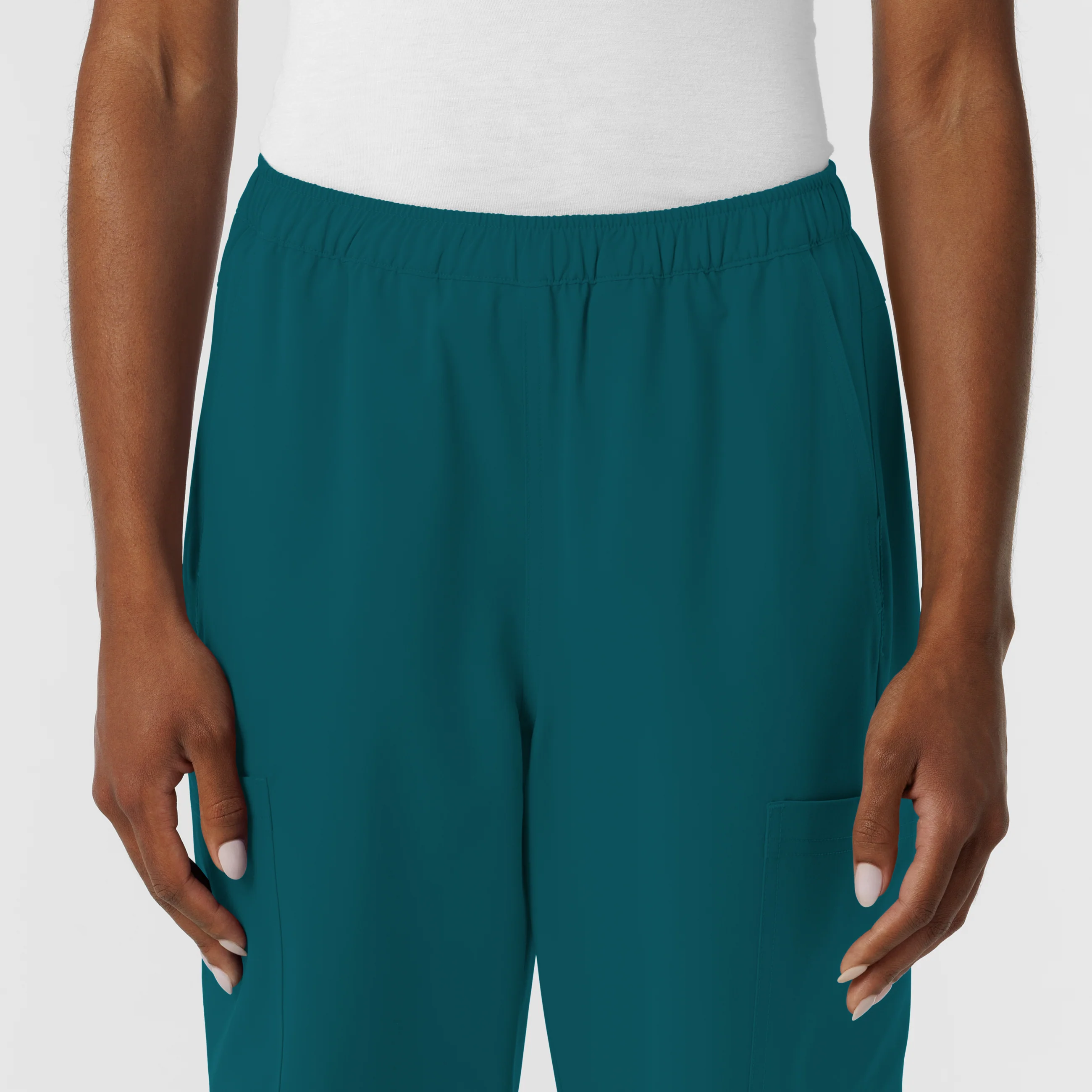 NURTUR Women's Straight Leg Cargo Scrub Pant - Caribbean - Image 5