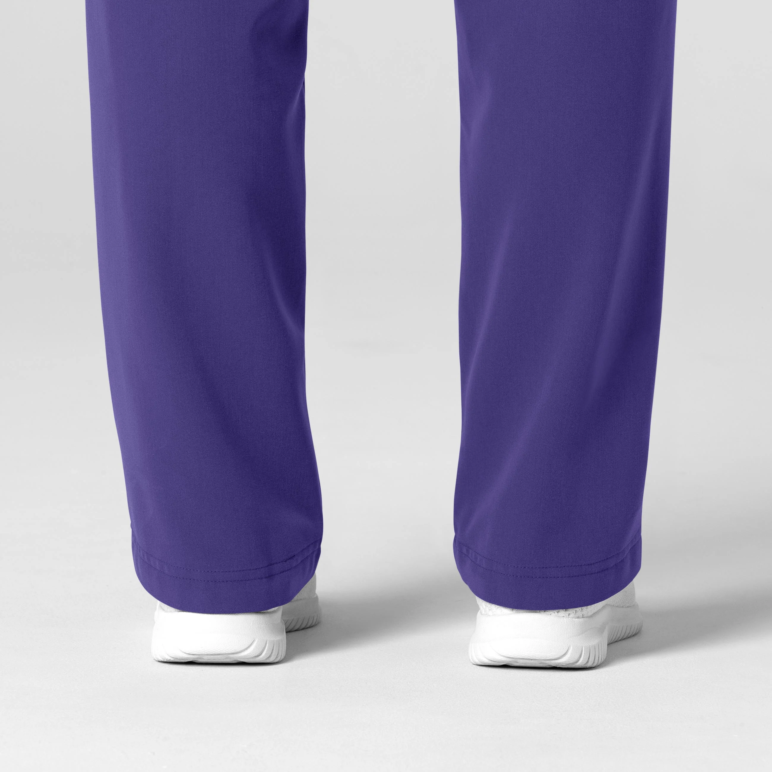 Nova Women's Stovepipe High-Low Hem Scrub Pant - Grape - Image 10