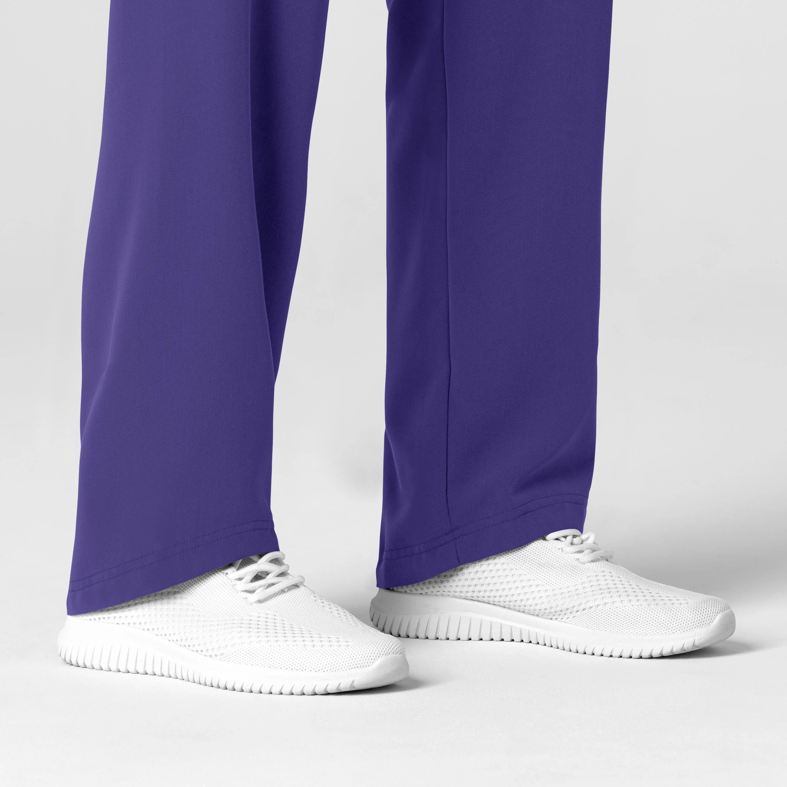 Nova Women's Stovepipe High-Low Hem Scrub Pant - Grape - Image 9