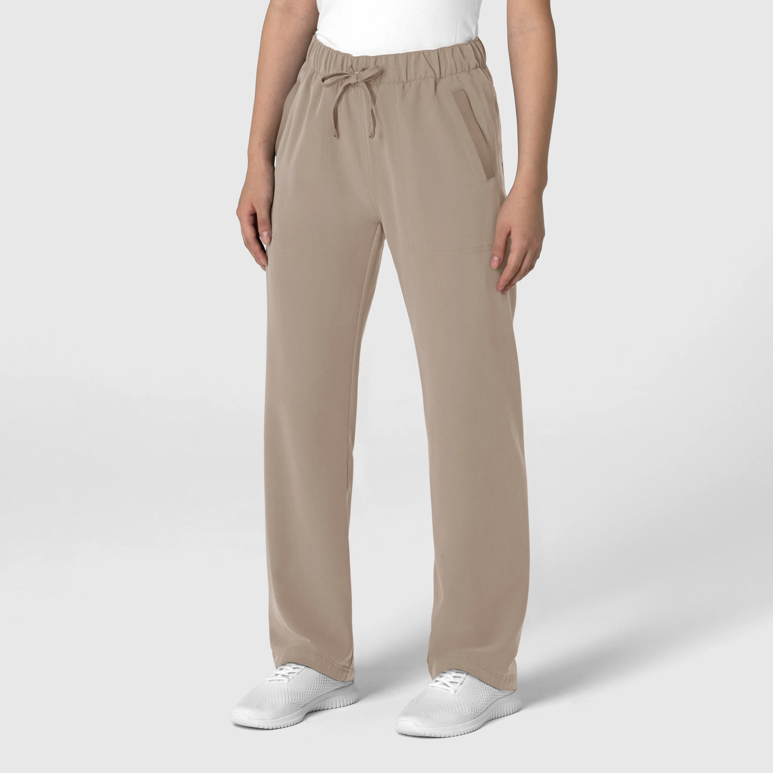 Nova Women's Stovepipe High-Low Hem Scrub Pant - Haze - Image 4