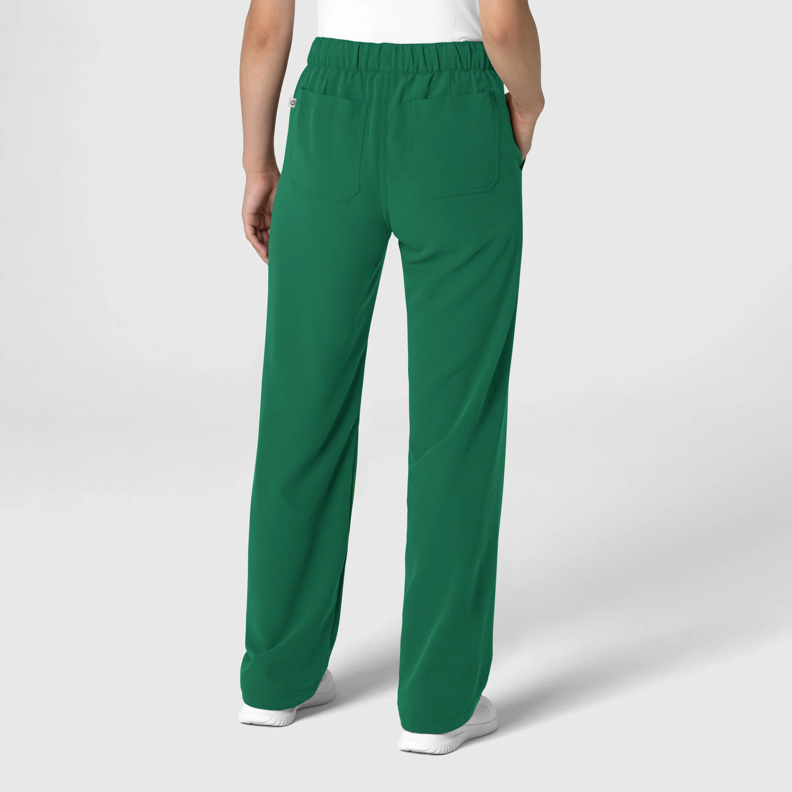 Nova Women's Stovepipe High-Low Hem Scrub Pant - Hunter - Image 2