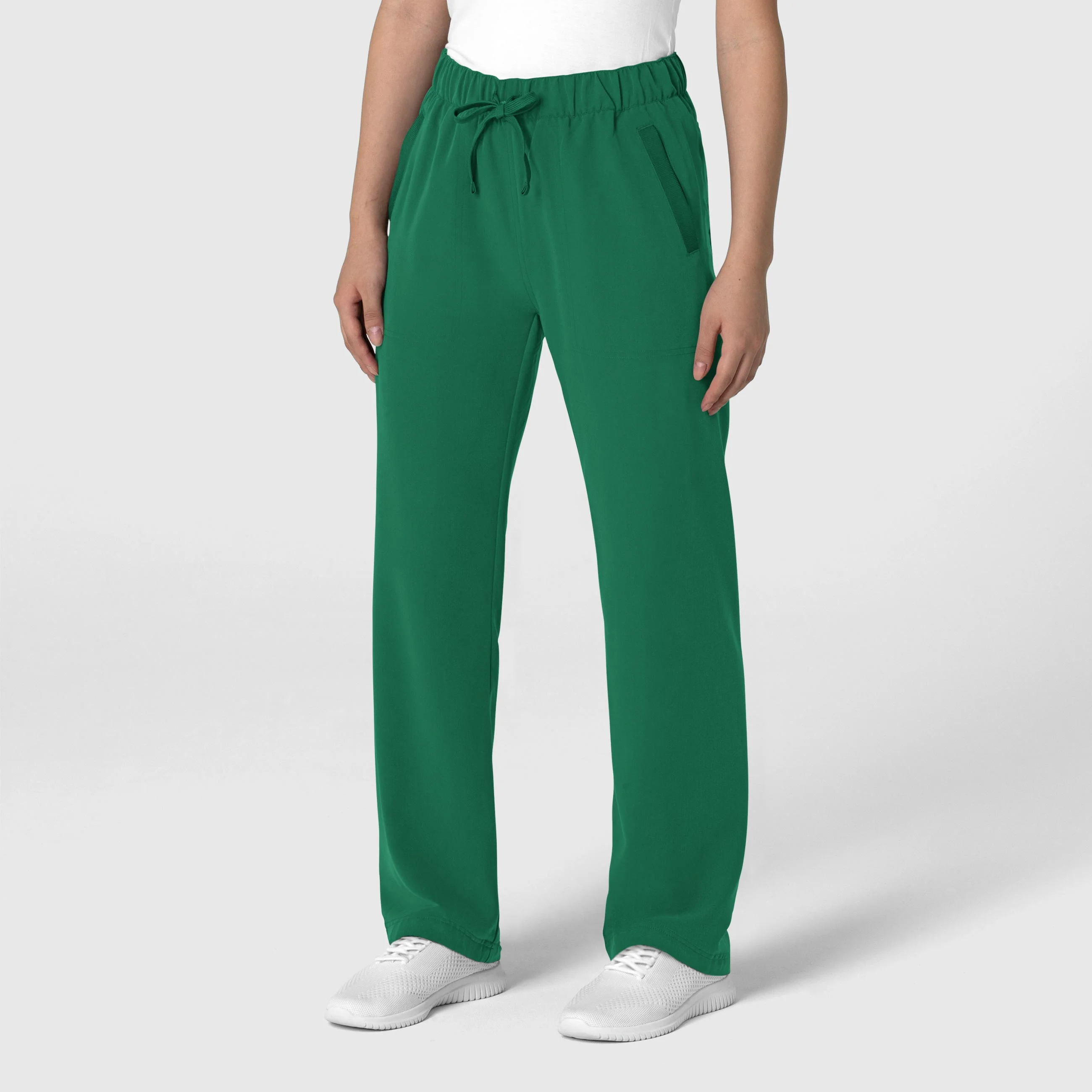 Nova Women's Stovepipe High-Low Hem Scrub Pant - Hunter - Image 4