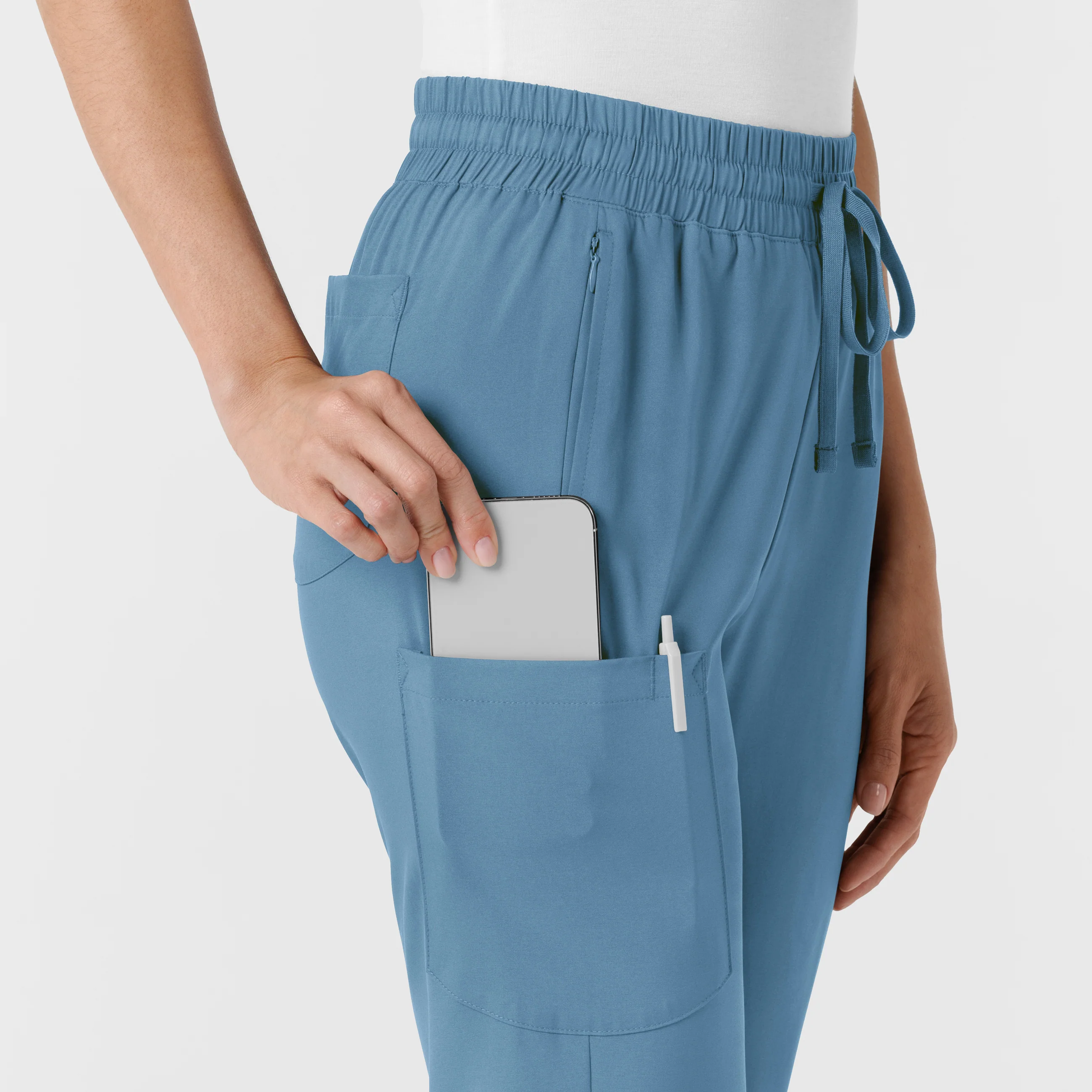 Boundless Women's Bootcut Scrub Pant - Pacific Blue - Image 7