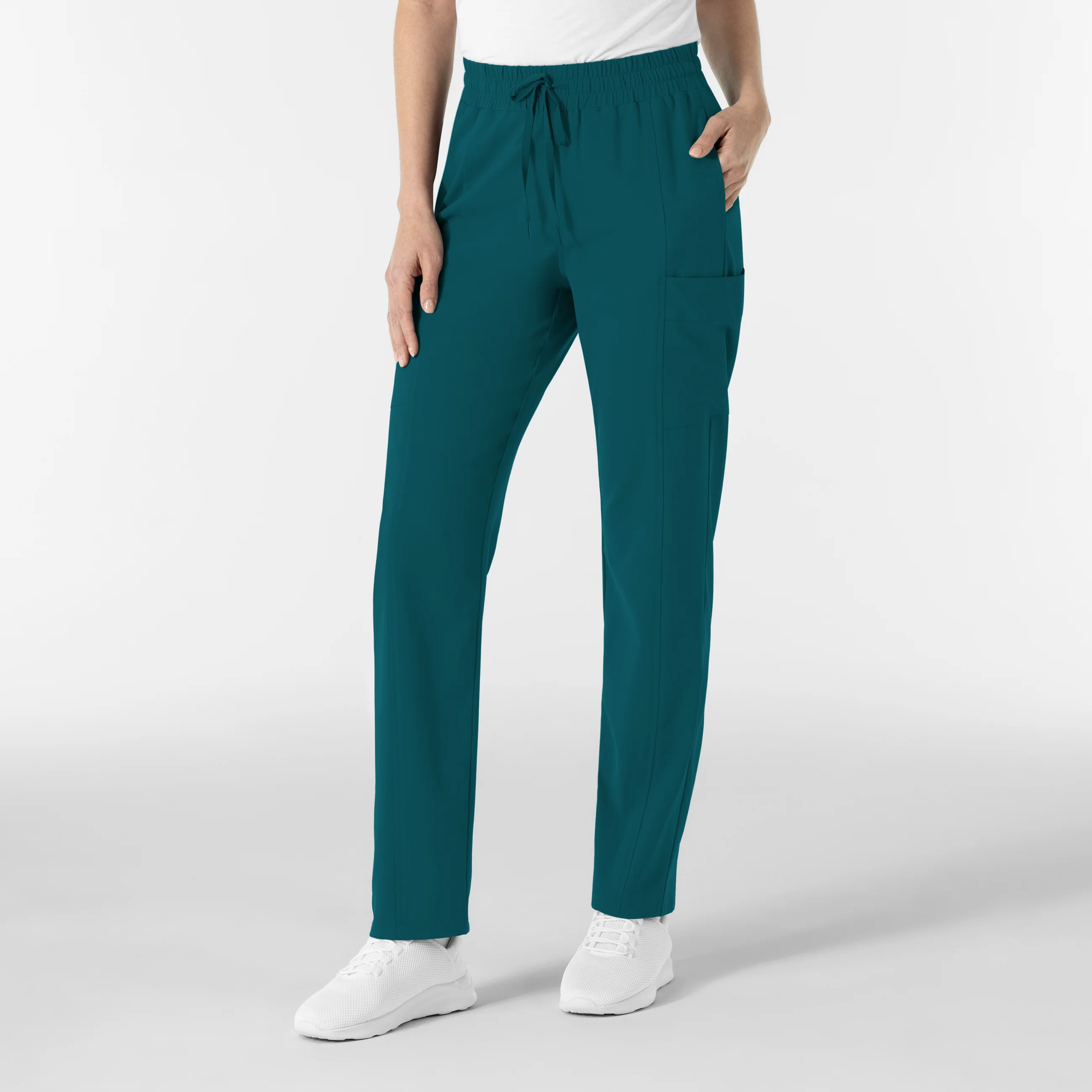 RENEW Women’s High Waist Tapered Scrub Pant - Caribbean