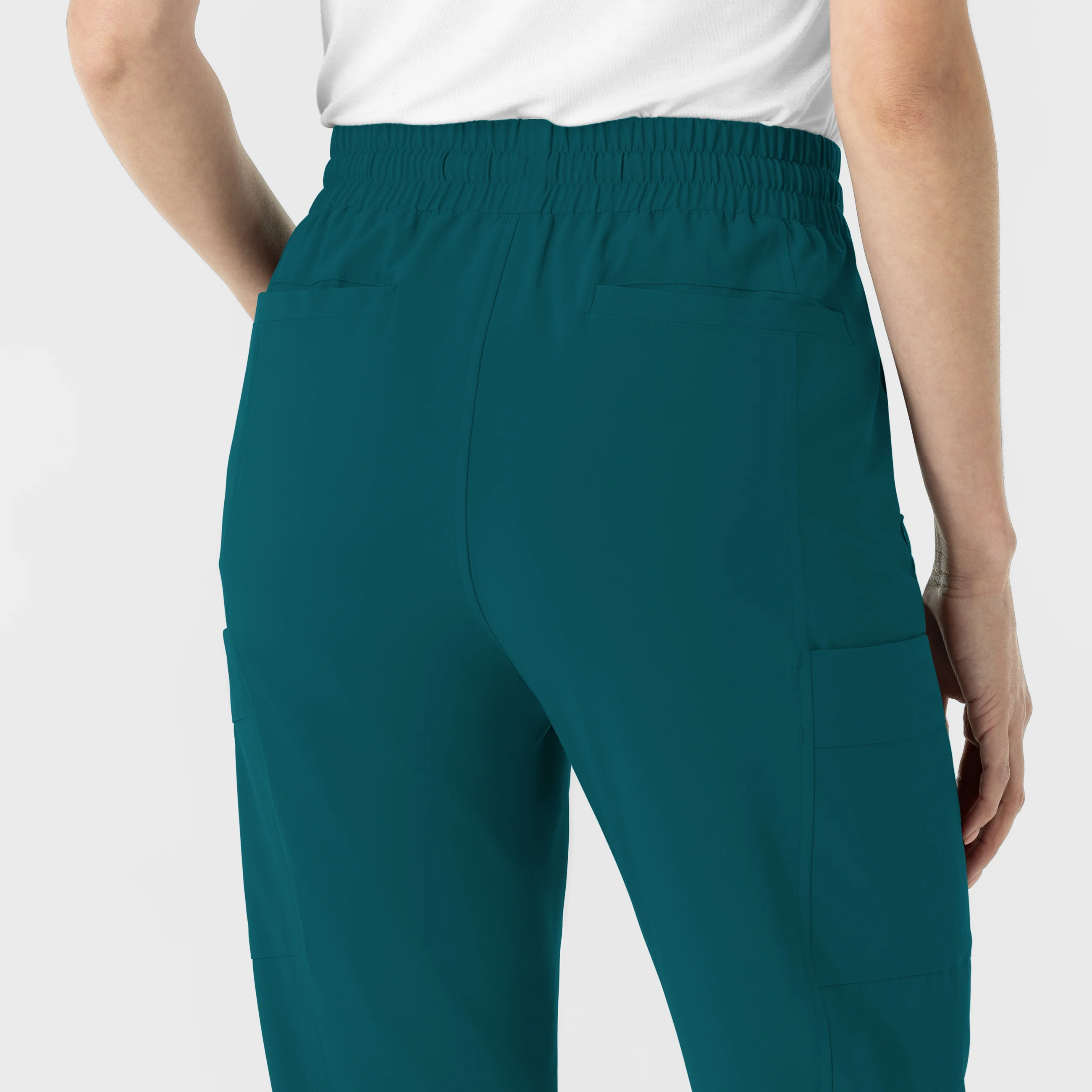 RENEW Women’s High Waist Tapered Scrub Pant - Caribbean - Image 9