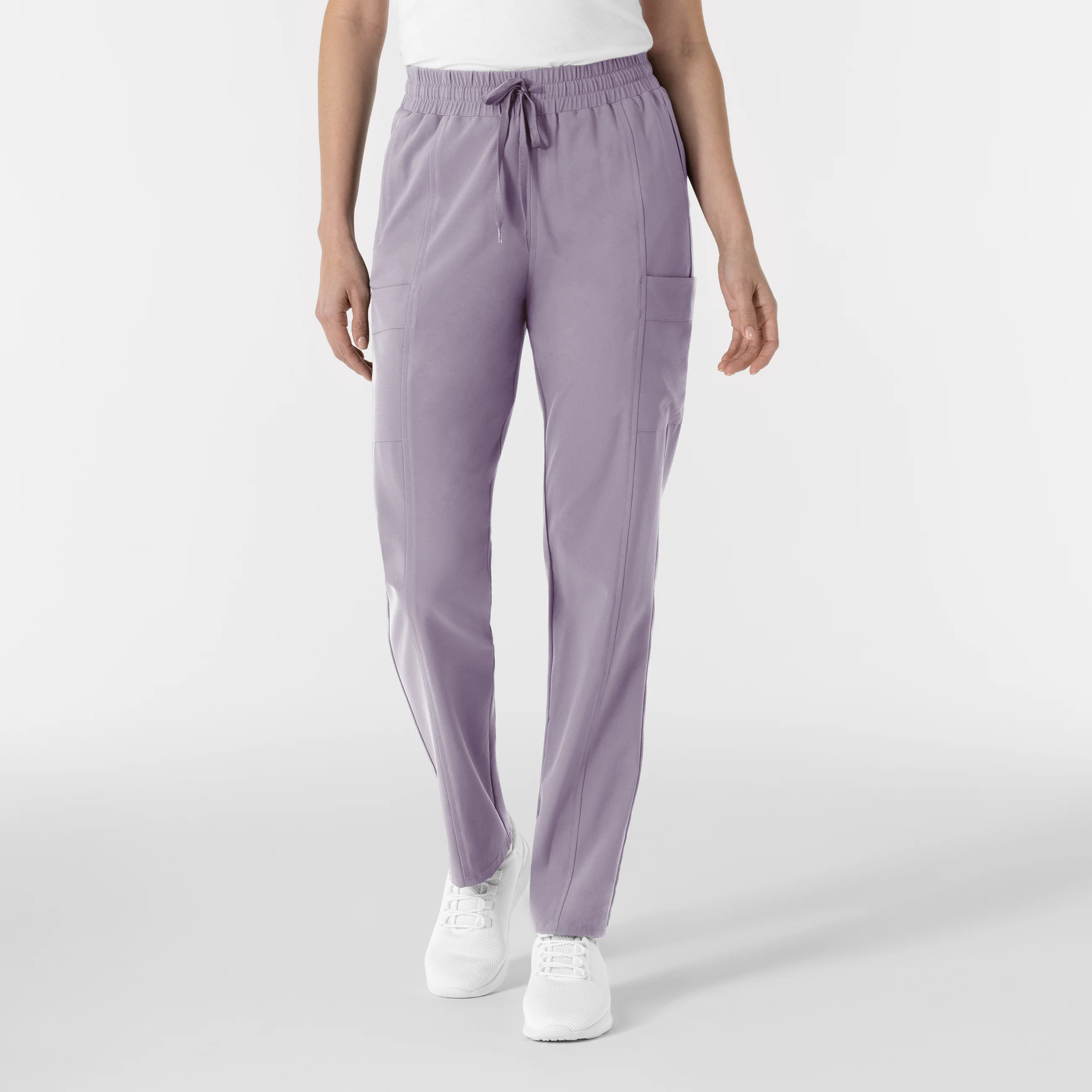 RENEW Women’s High Waist Tapered Scrub Pant - Wisteria - Image 4