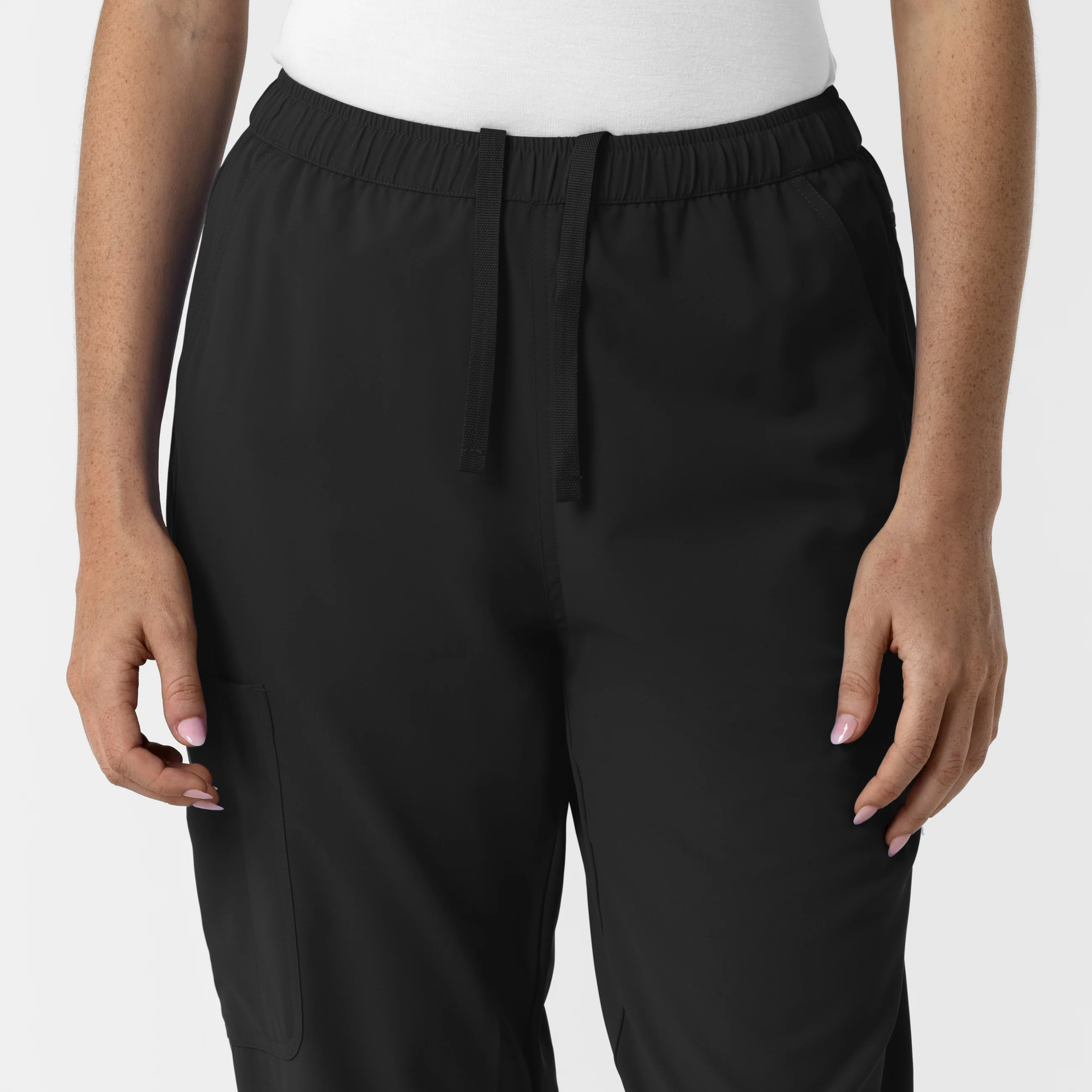 Nurtur Women’s Ankle-Length Slim Scrub Pant - Black - Image 6