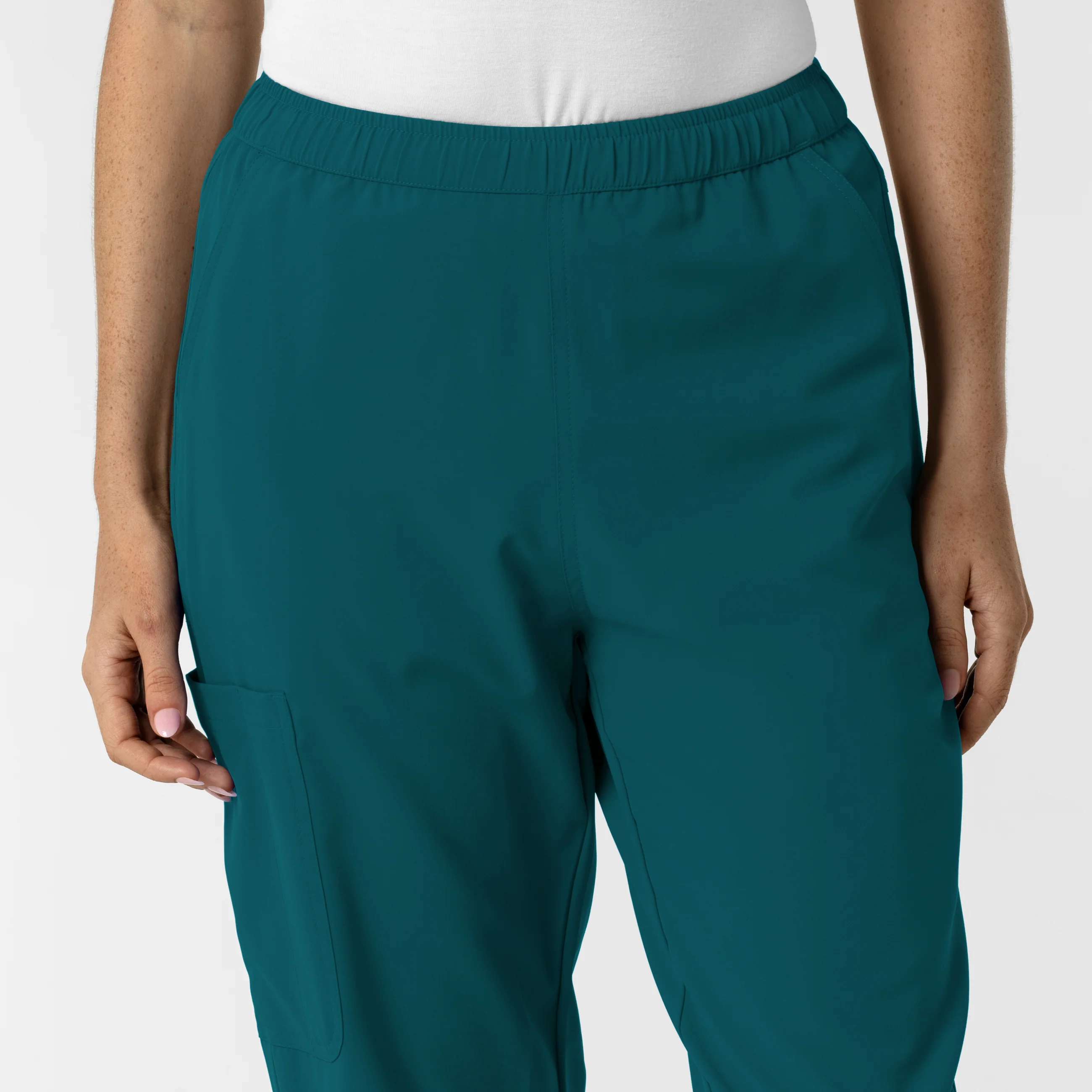 Nurtur Women’s Ankle-Length Slim Scrub Pant - Caribbean - Image 4
