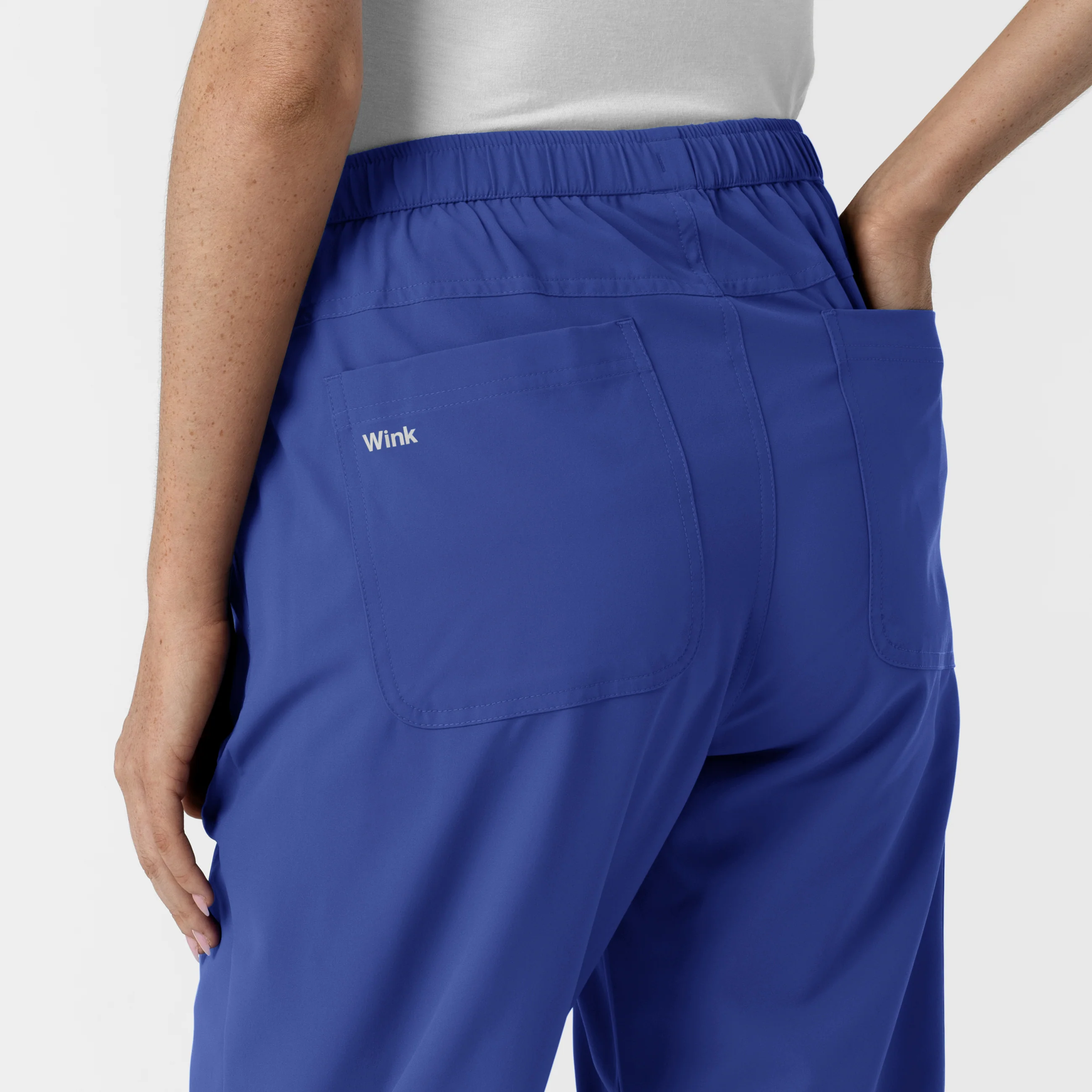 Nurtur Women’s Ankle-Length Slim Scrub Pant - Galaxy Blue - Image 9