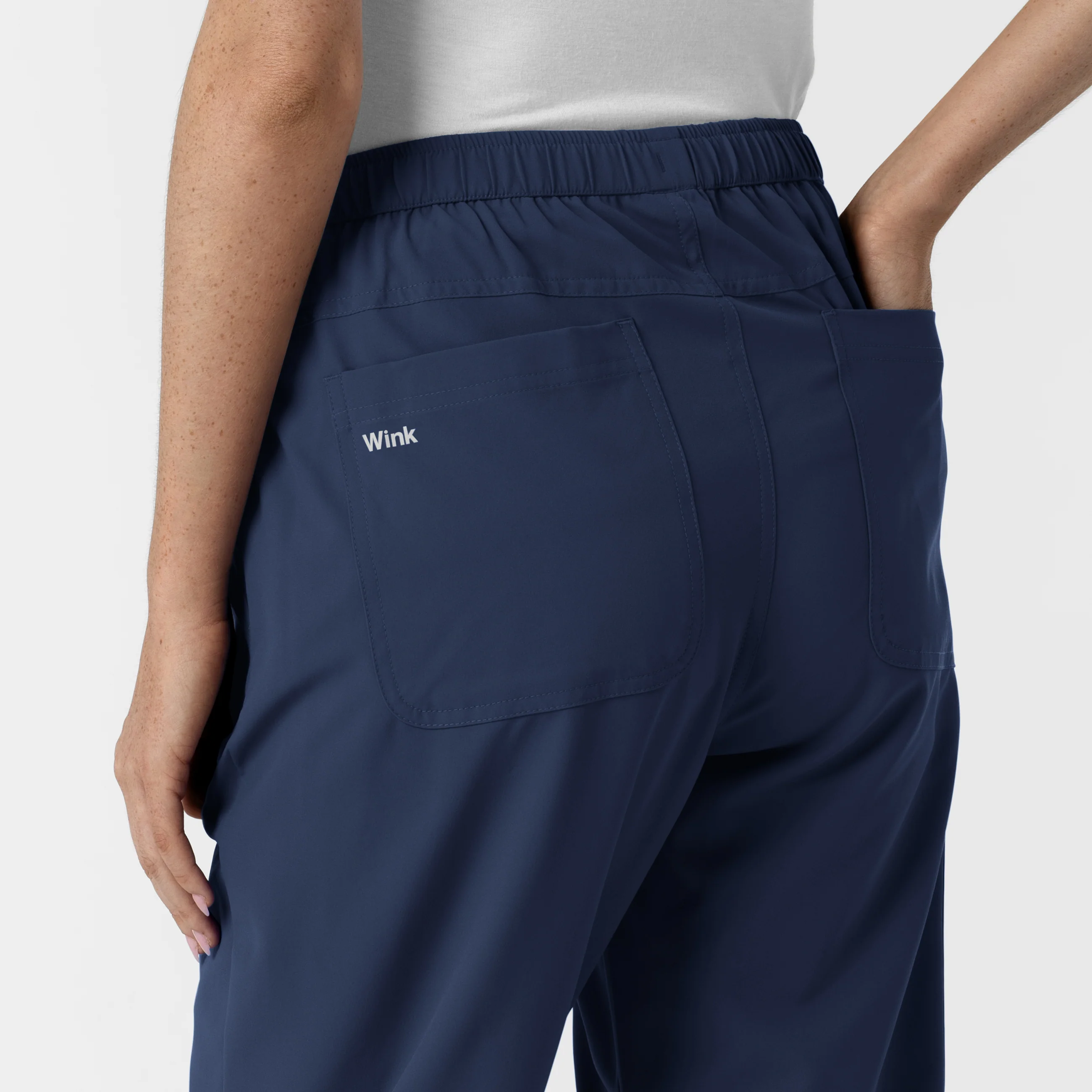 Nurtur Women’s Ankle-Length Slim Scrub Pant - Navy - Image 9