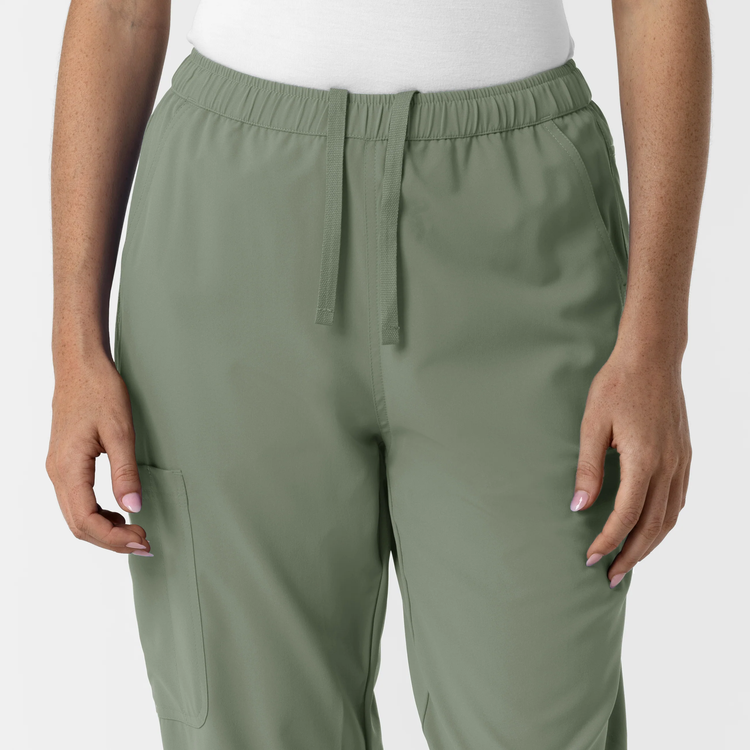 Nurtur Women’s Ankle-Length Slim Scrub Pant - Sage - Image 5