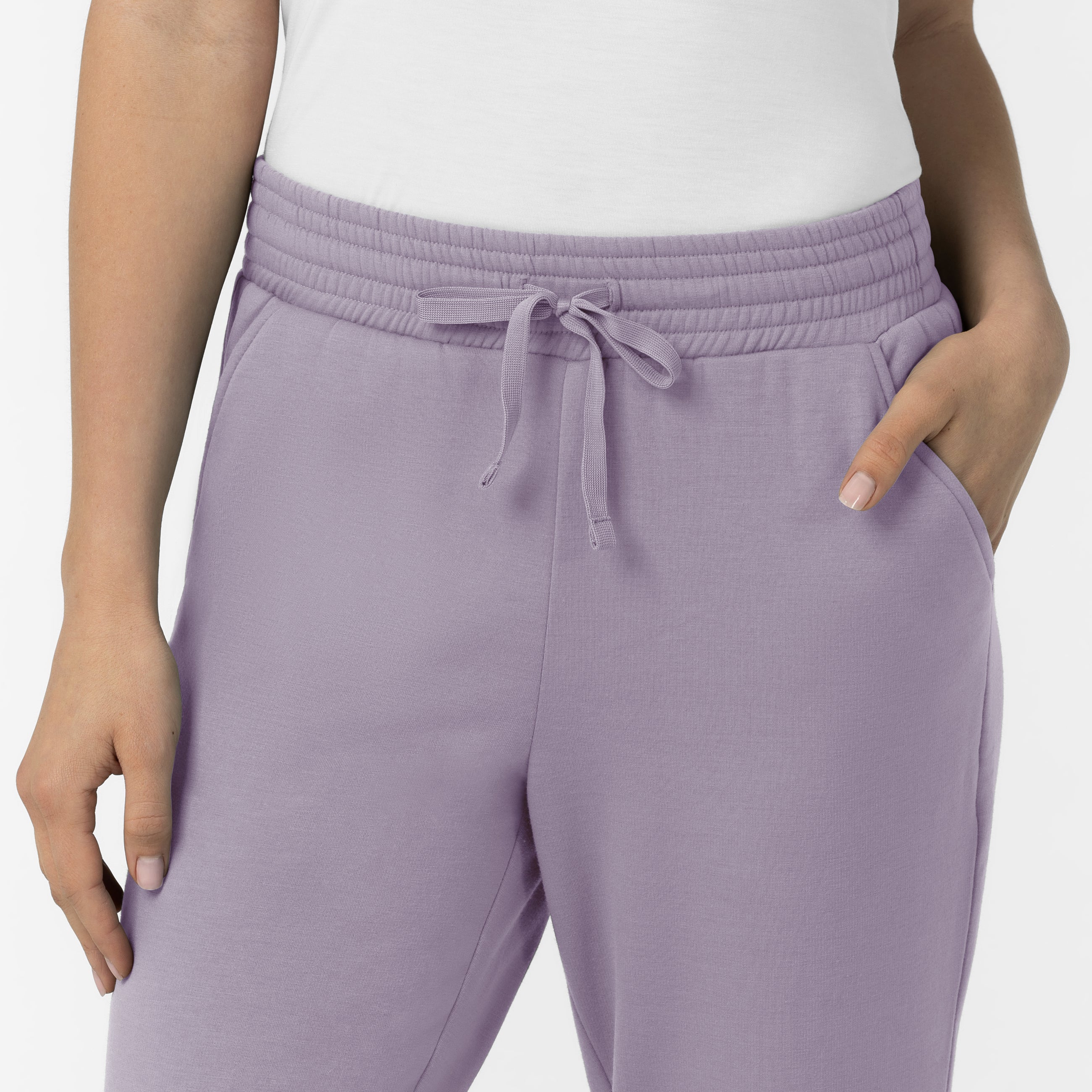 Unwind & Lounge Women's Fleece Slim Leg Pant - Wisteria - Image 6