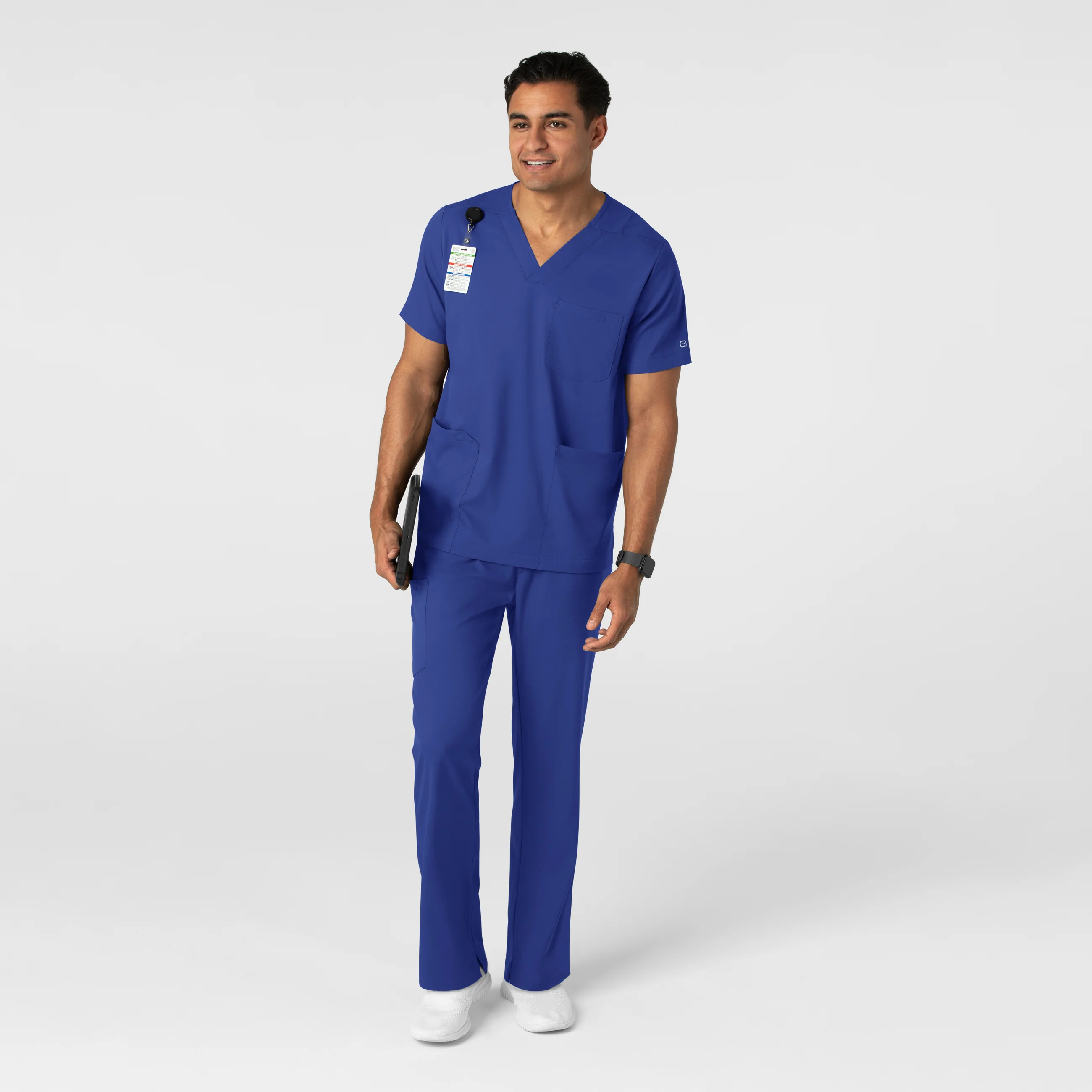 Boundless Men's Straight Leg Scrub Pant - Galaxy Blue - Image 3