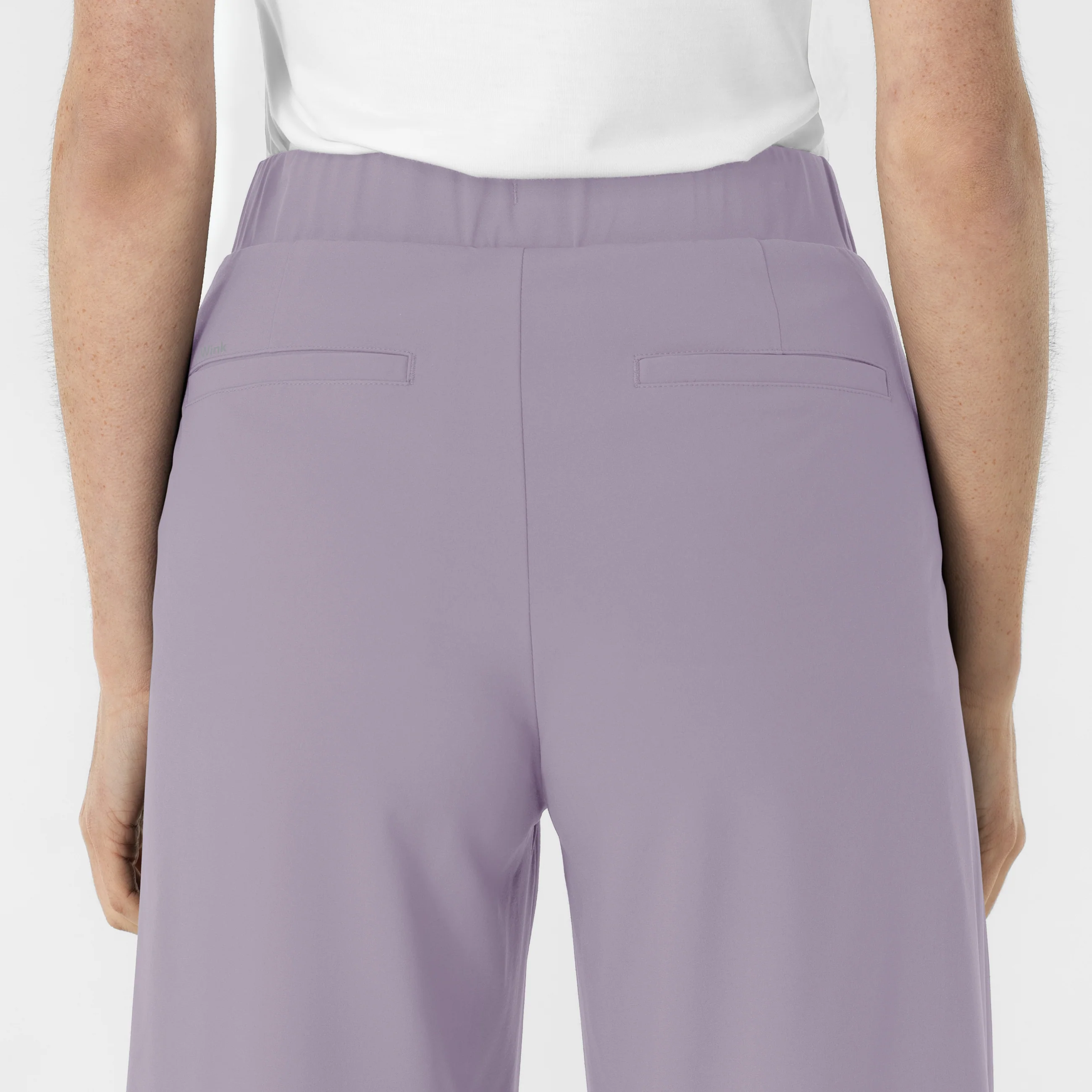 RENEW Women's Cropped Wide Leg Scrub Trouser - Wisteria - Image 9