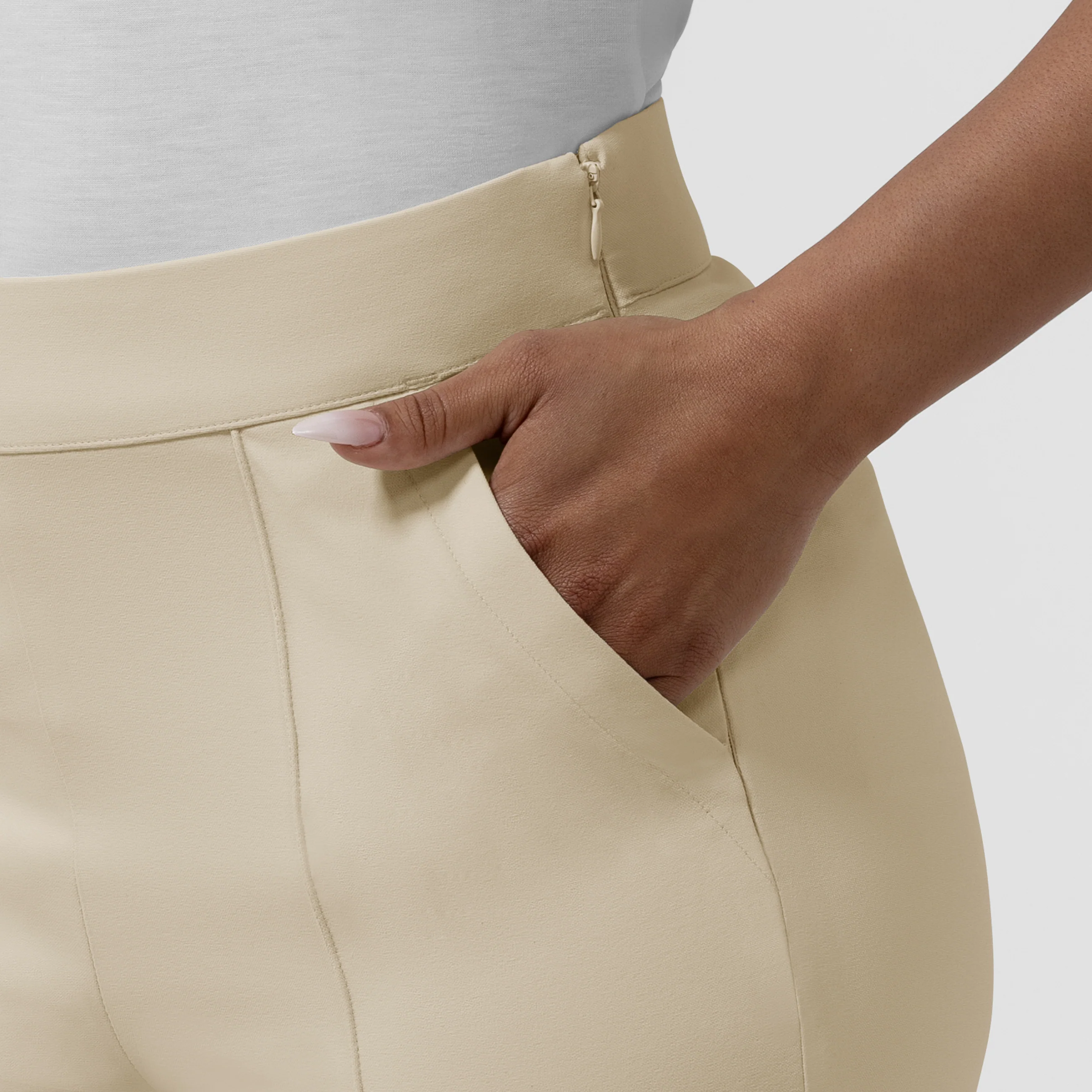 BLK Edit Women’s Bootcut Flare Pant - Coconut Milk - Image 5