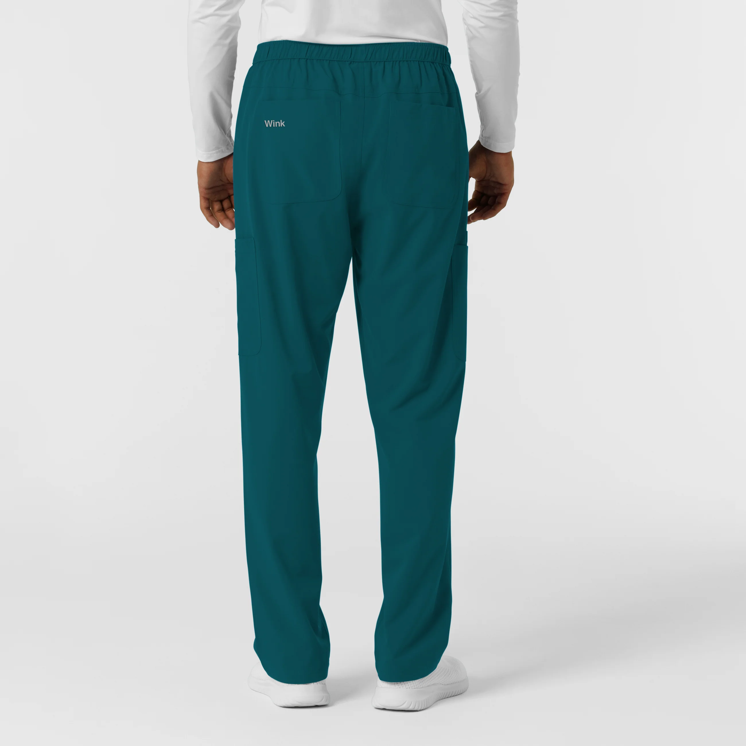 NURTUR Men's Straight Leg Cargo Scrub Pant - Caribbean - Image 3