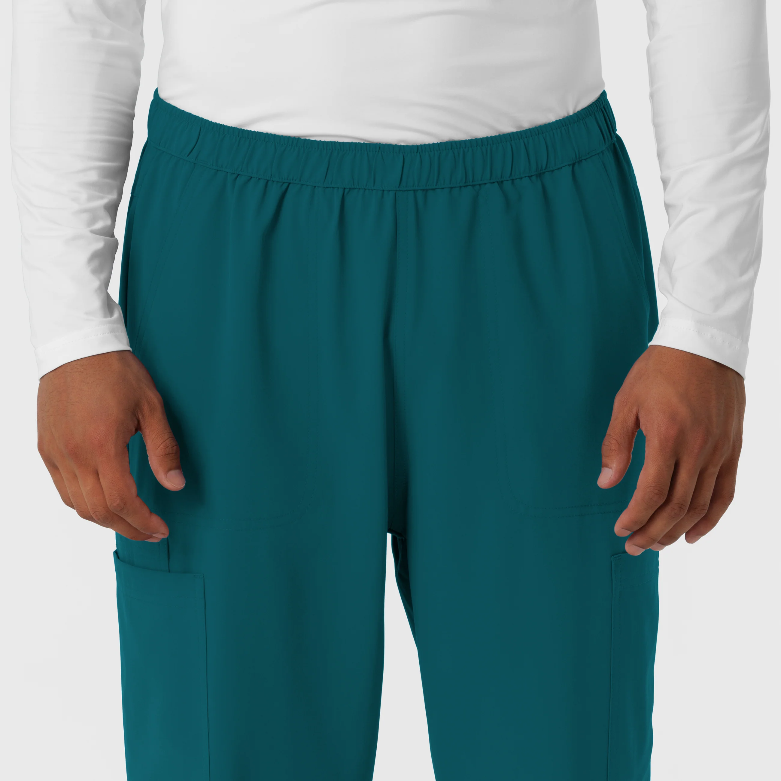 NURTUR Men's Straight Leg Cargo Scrub Pant - Caribbean - Image 5