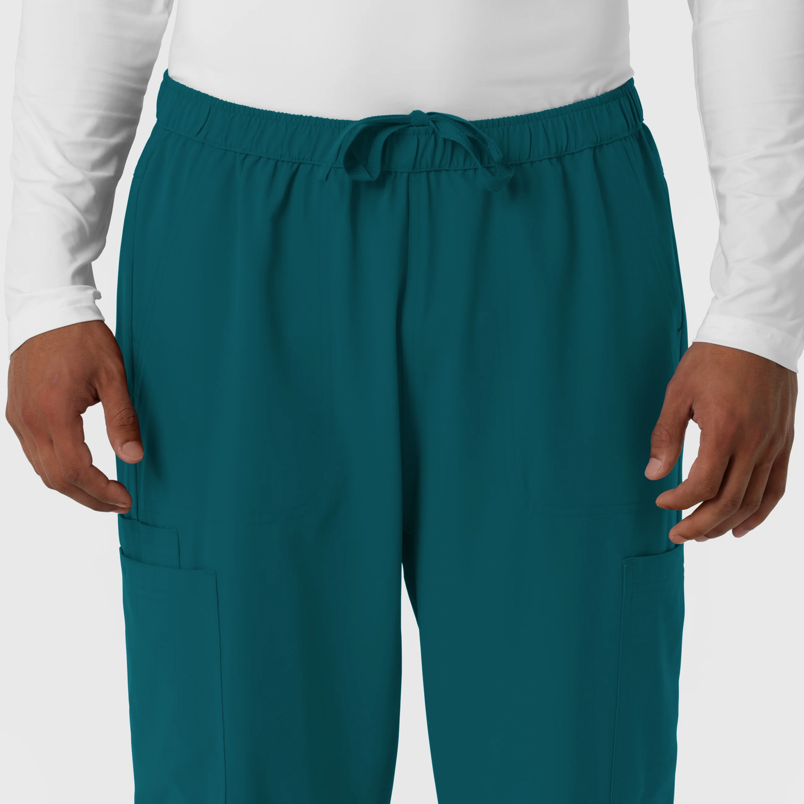 NURTUR Men's Straight Leg Cargo Scrub Pant - Caribbean - Image 6