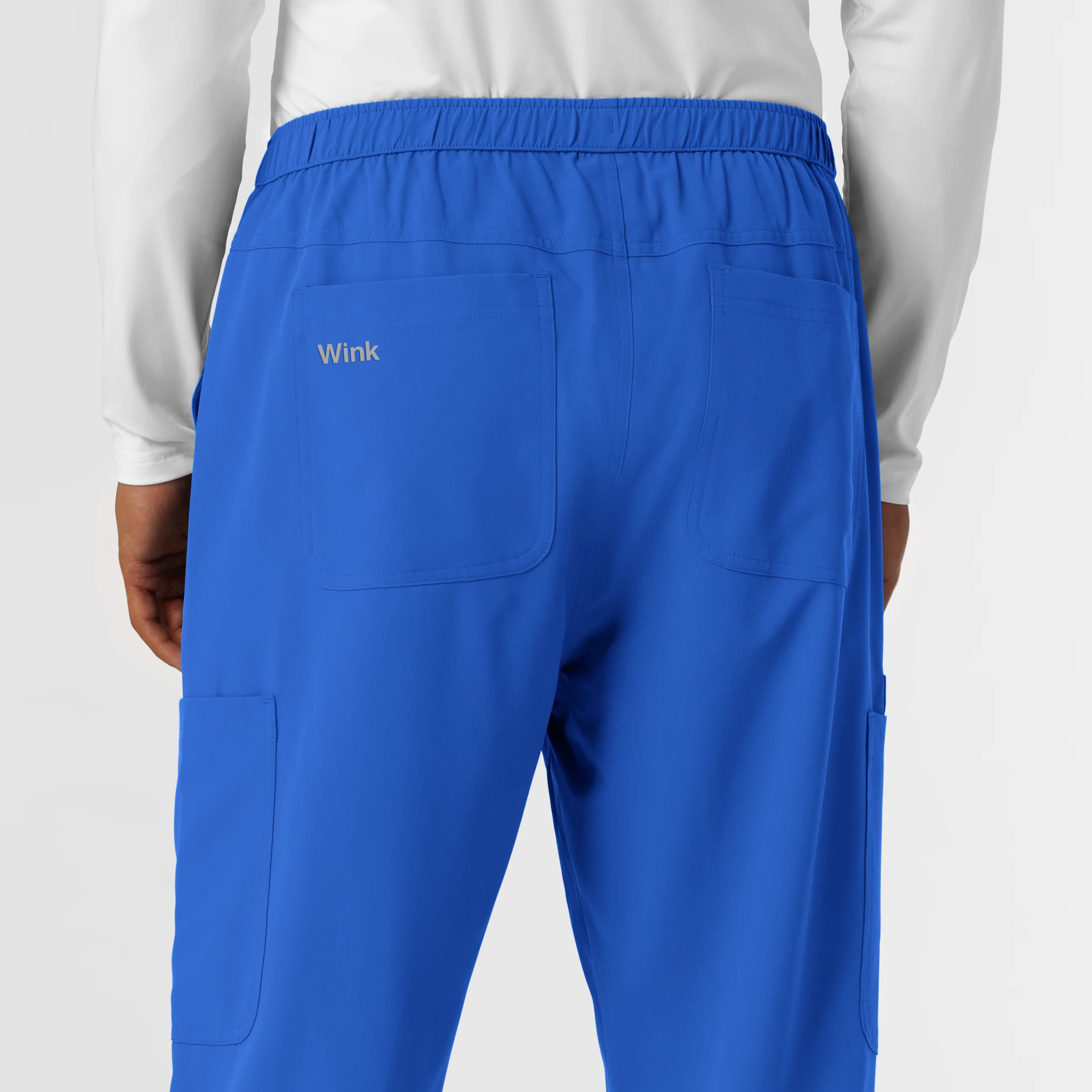 NURTUR Men's Straight Leg Cargo Scrub Pant - Royal - Image 11