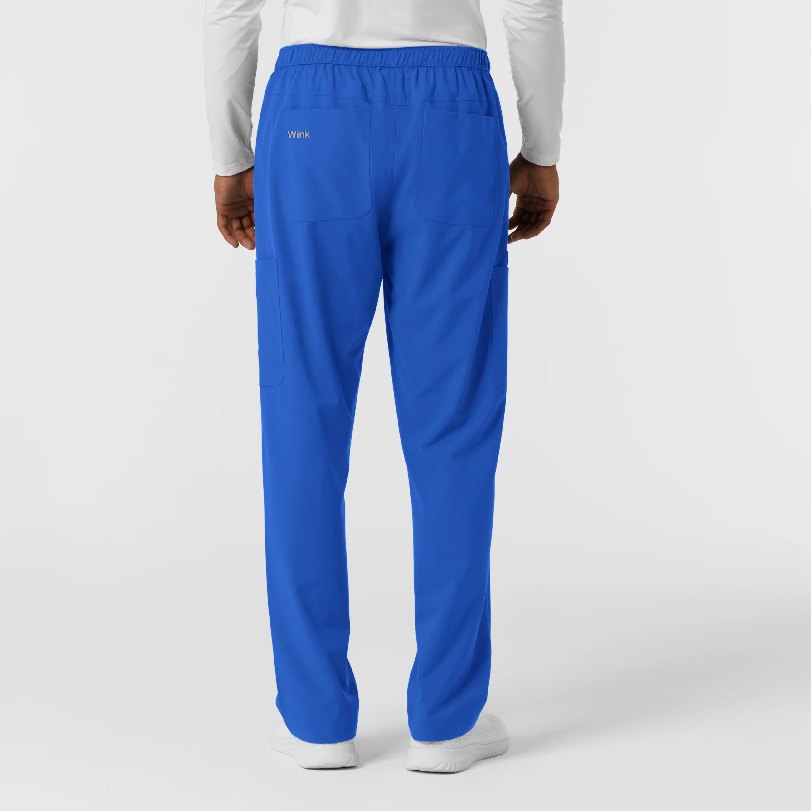 NURTUR Men's Straight Leg Cargo Scrub Pant - Royal - Image 3